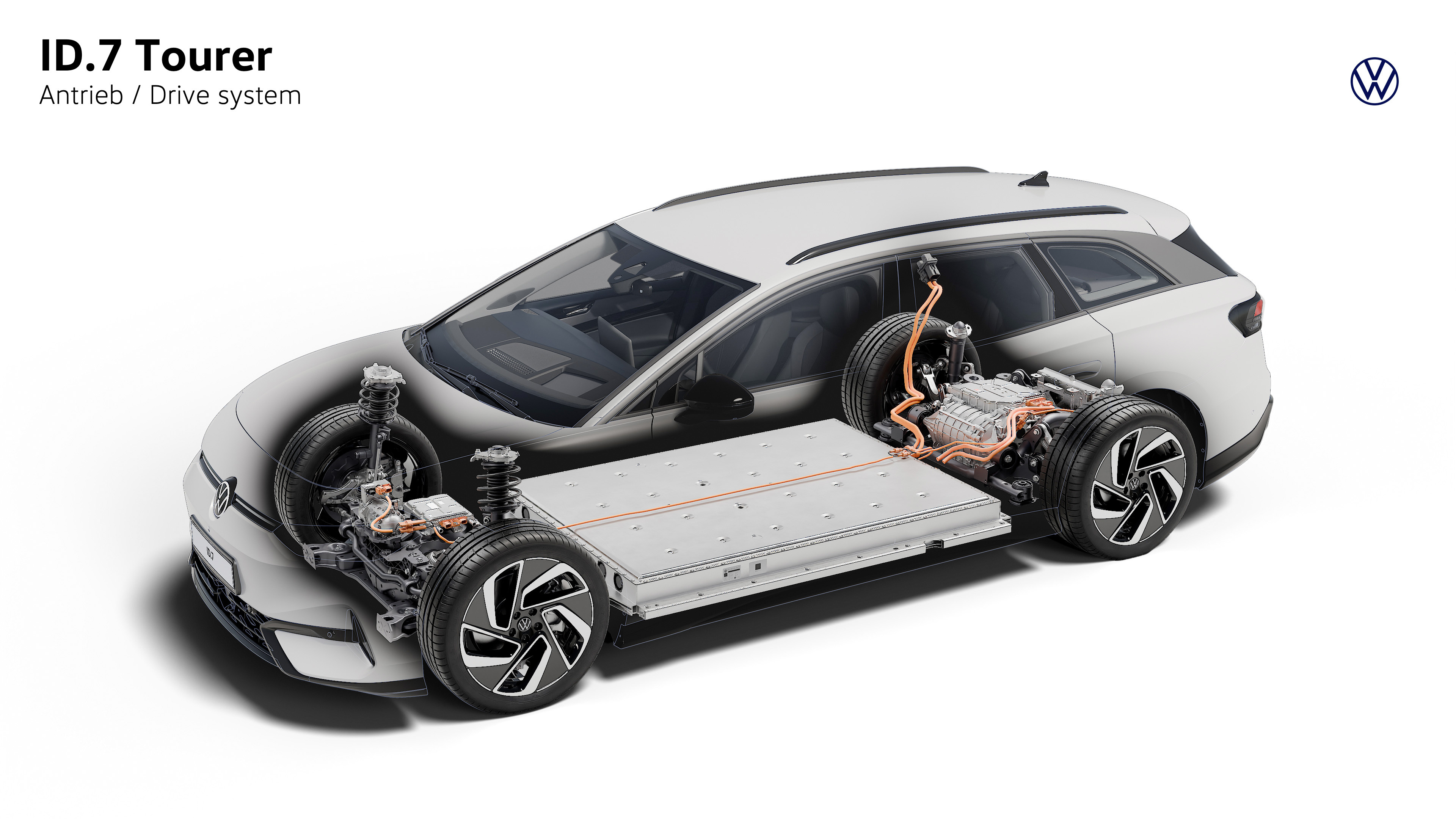 Antriebsstrang des VW ID.7 Tourer