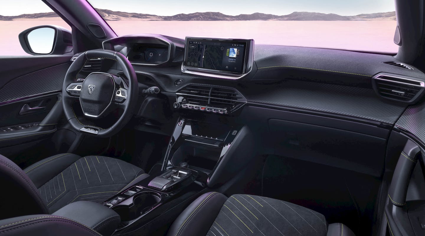 Interieur des Peugeot e-2008