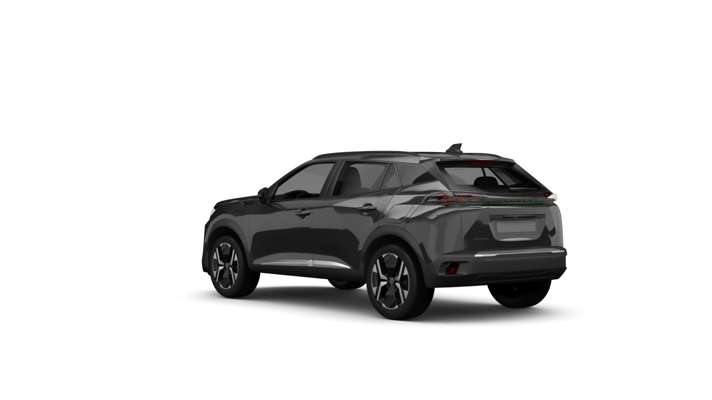 Peugeot e-2008 Ansicht hinten schräg