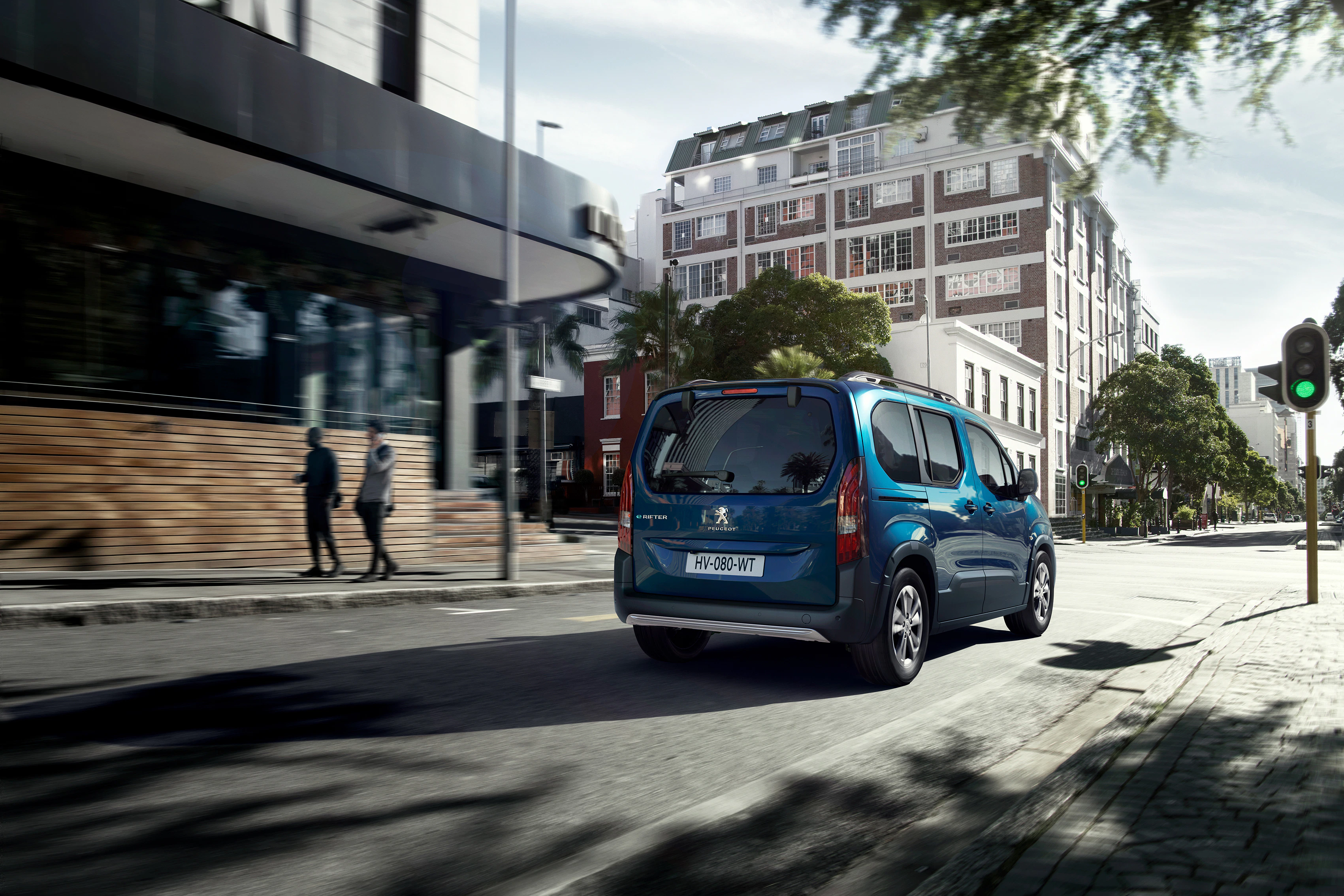 Peugeot e-Rifter dynamisch Heck