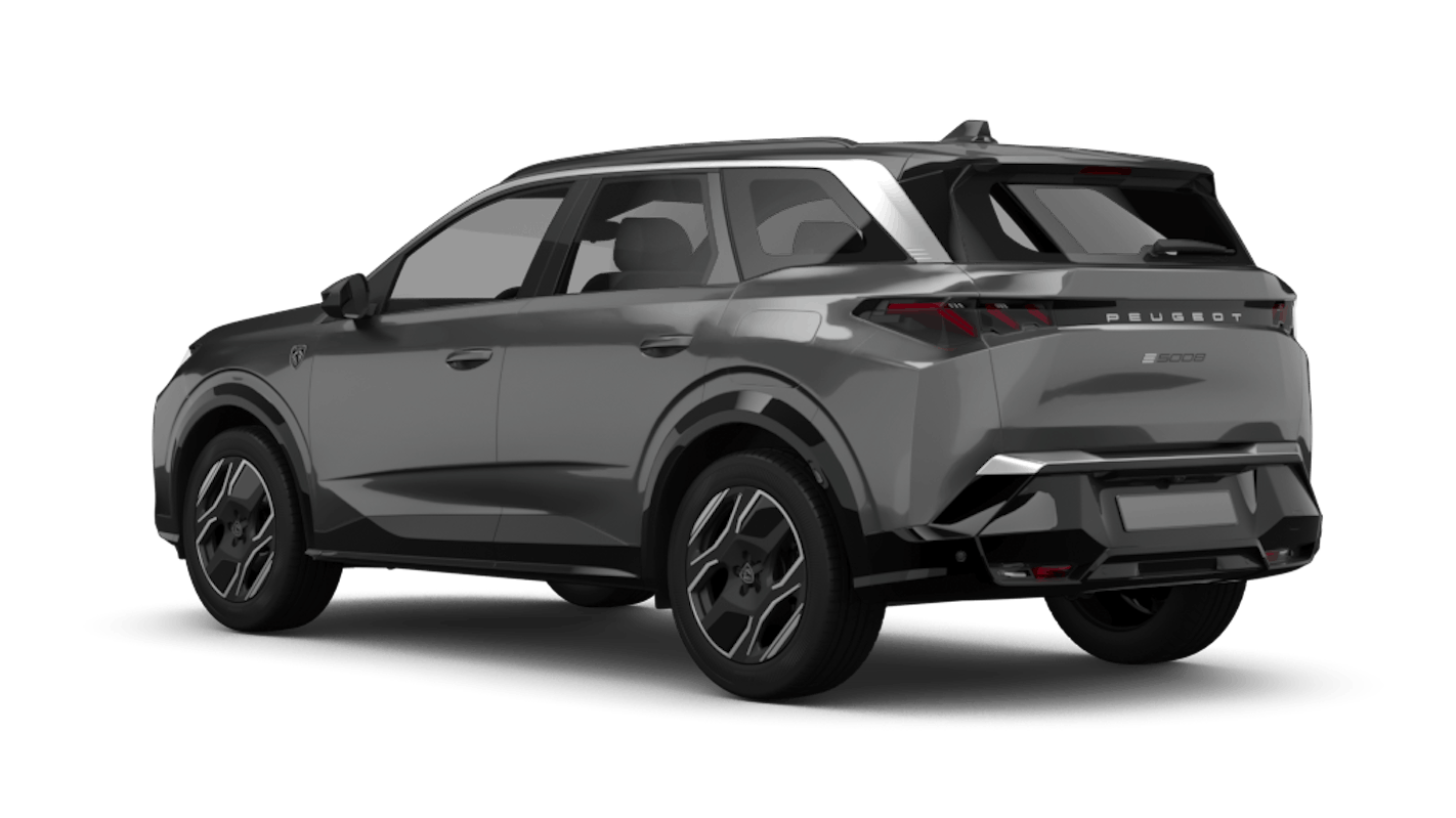 Peugeot e-5008 Ansicht hinten schräg