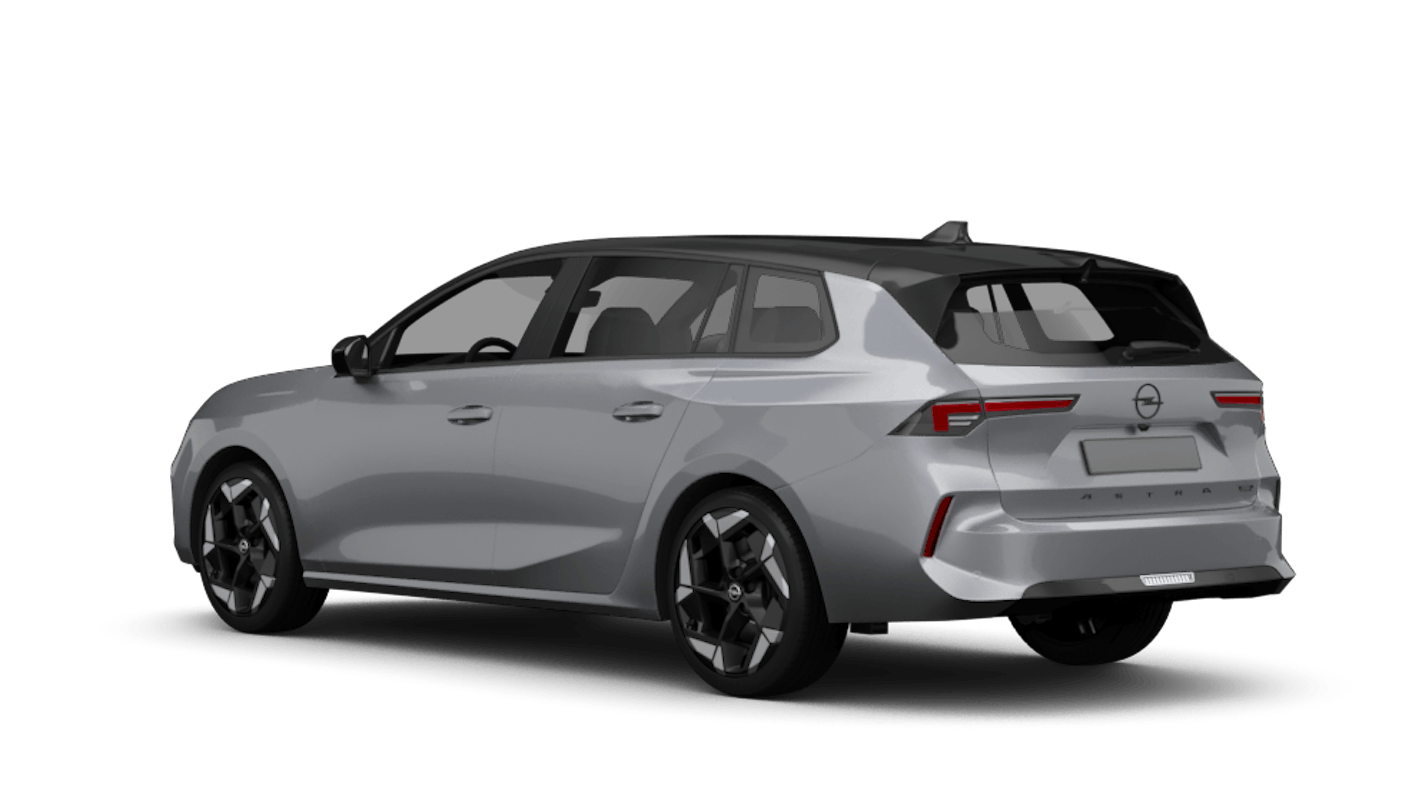Opel Astra Sports Tourer Electric Ansicht hinten schräg