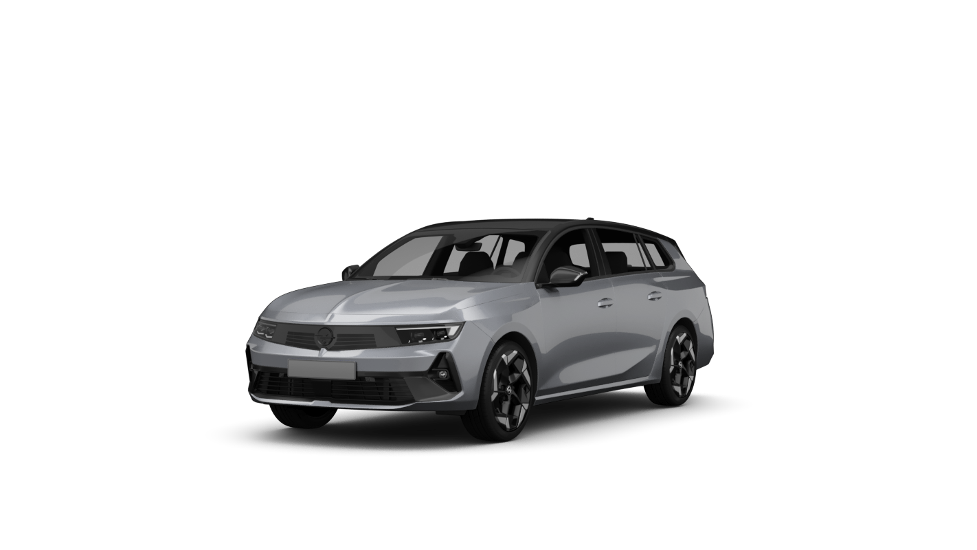 Opel Astra Sports Tourer Electric Ansicht vorne schräg