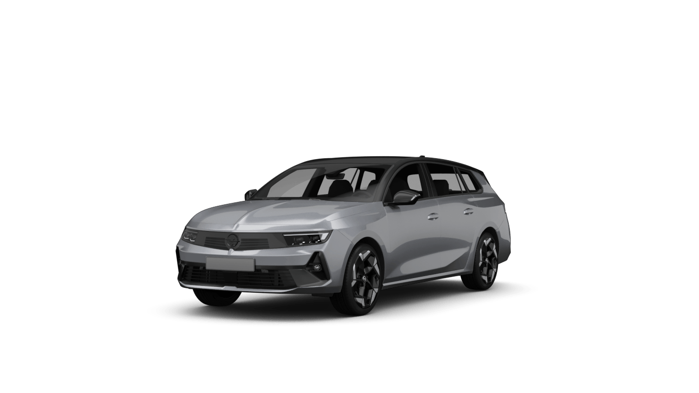 Opel Astra Sports Tourer Electric Ansicht vorne schräg