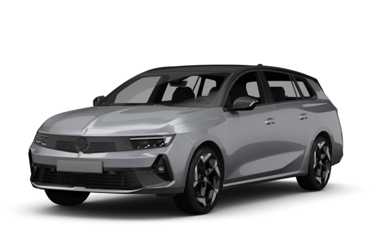 Opel Astra Sports Tourer Electric Ansicht vorne schräg