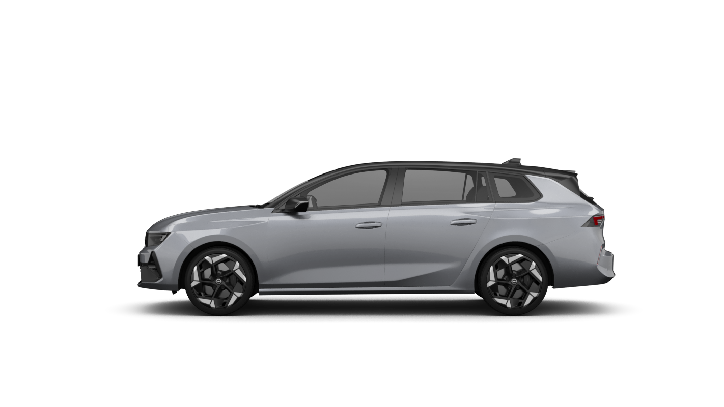 Opel Astra Sports Tourer Electric Ansicht seitlich