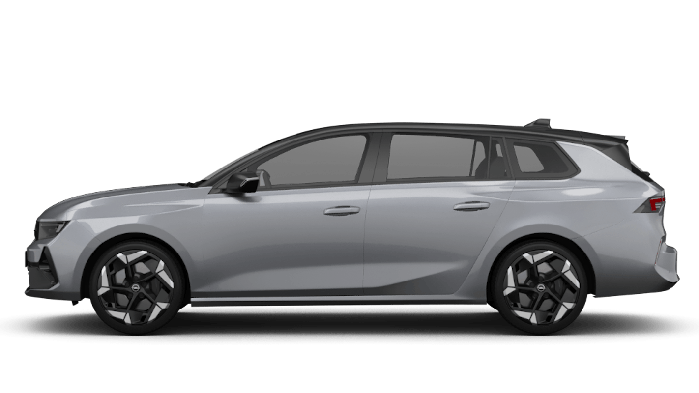 Opel Astra Sports Tourer Electric Ansicht seitlich