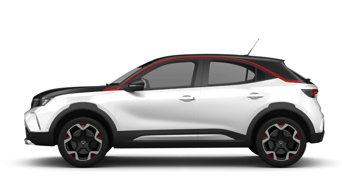Opel Mokka Electric Ansicht seitlich