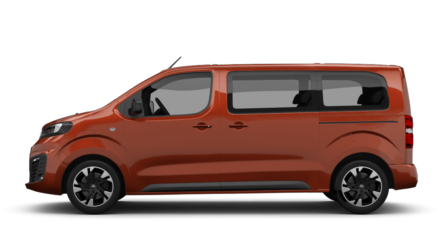 Opel Zafira Life Electric Ansicht seitlich