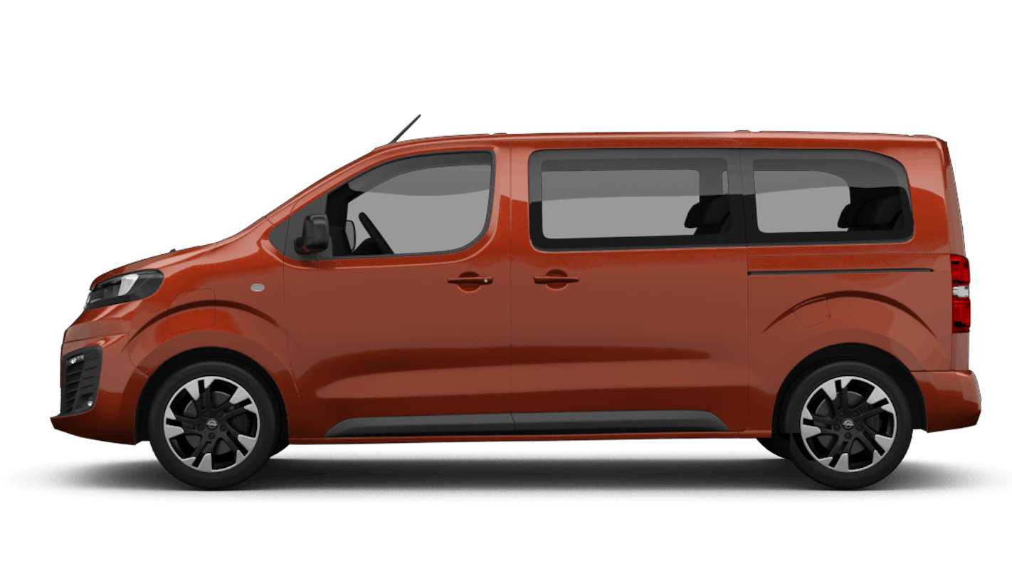 Opel Zafira Life Electric Ansicht seitlich