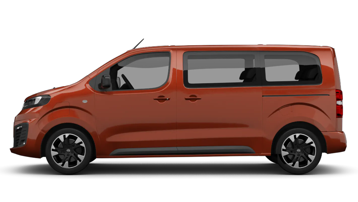 Opel Zafira Life Electric Ansicht seitlich