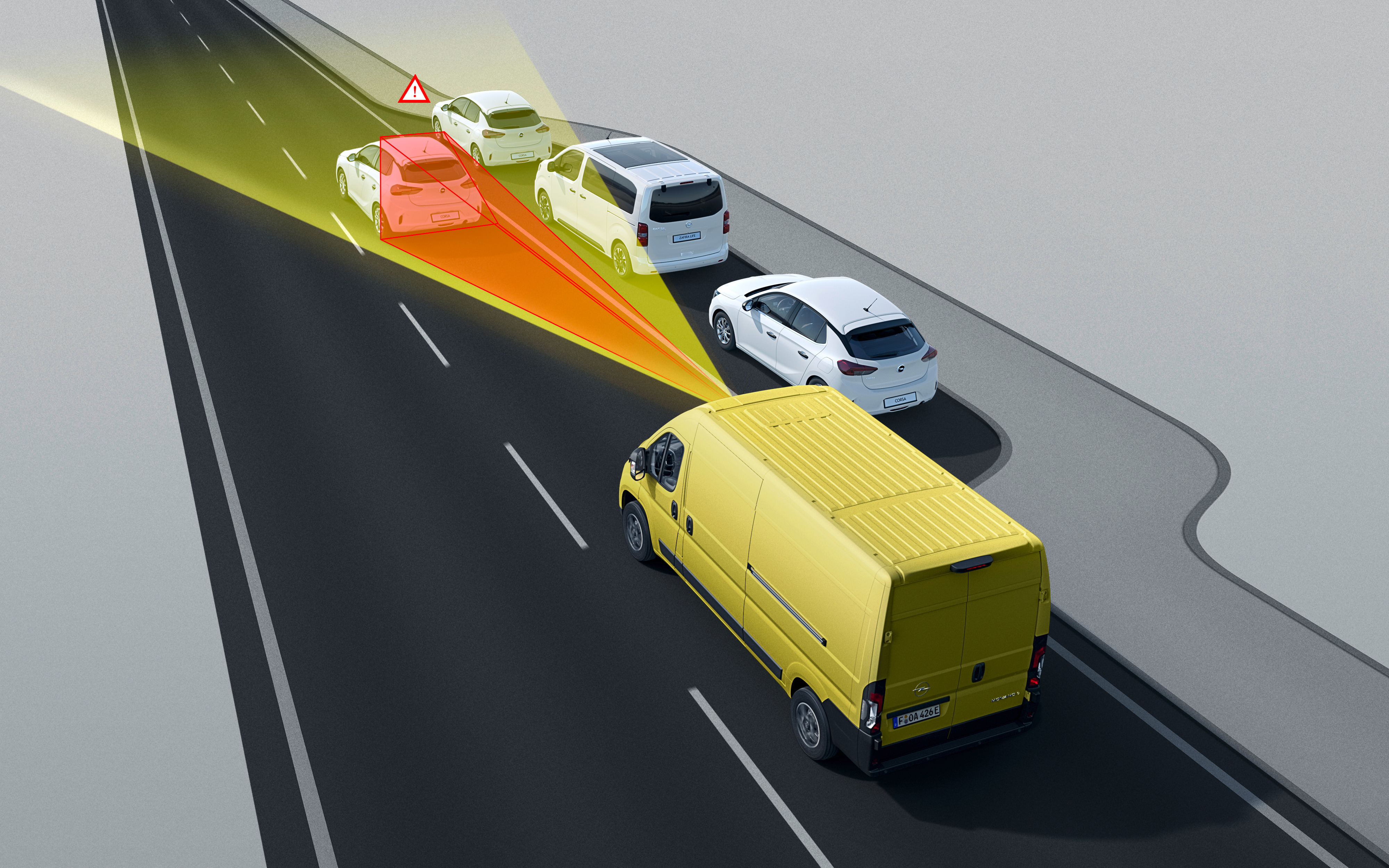 Opel Movano Electric Hinderniserkennung