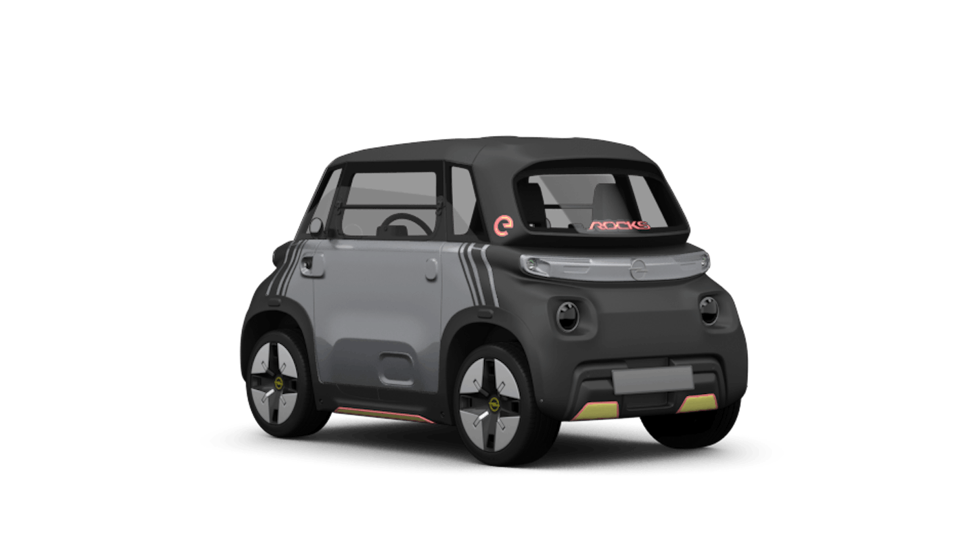 Opel Rocks Electric Ansicht hinten schräg