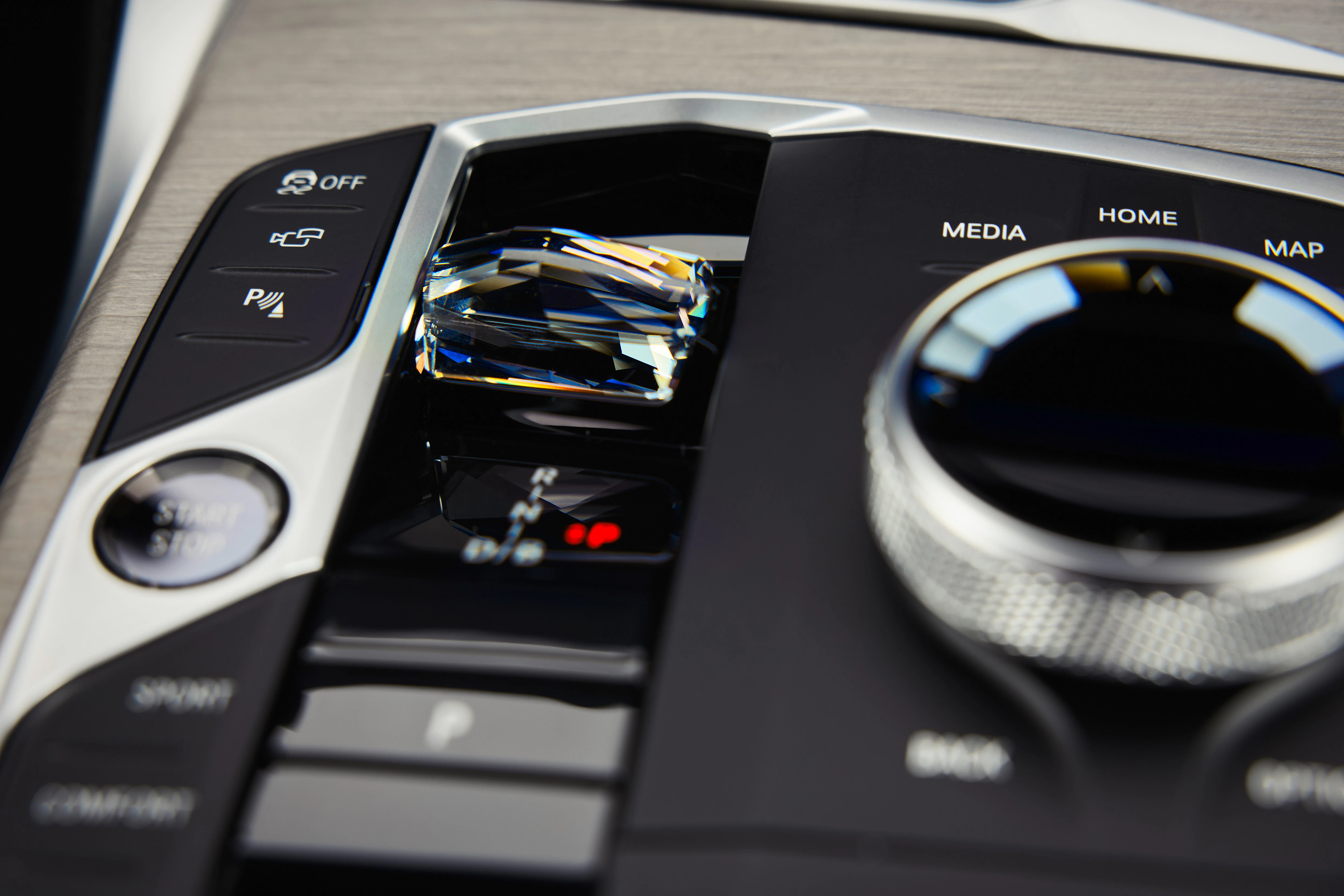 BMW I4 Detail Gangwahlhebel