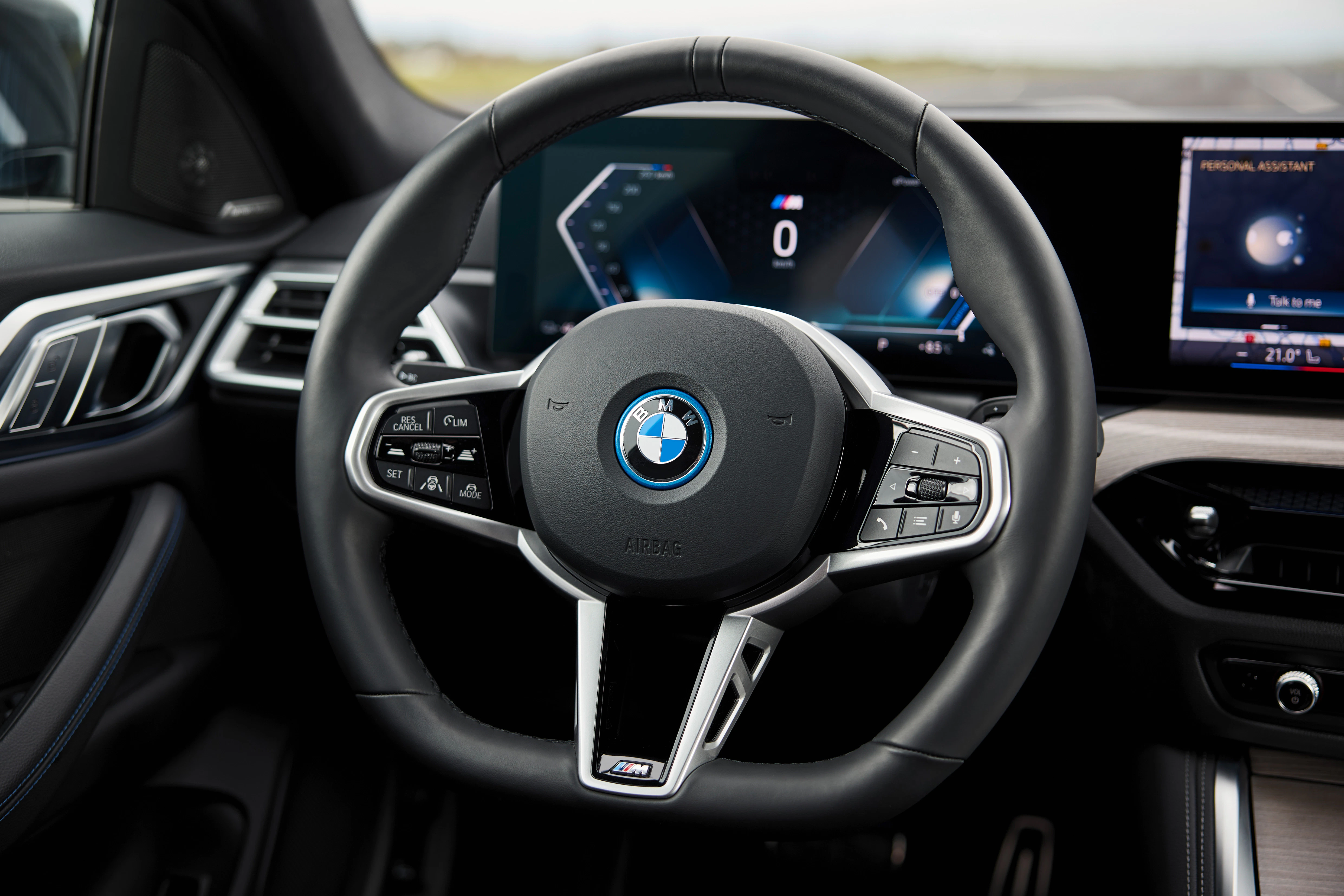 BMW I4 Detail Lenkrad