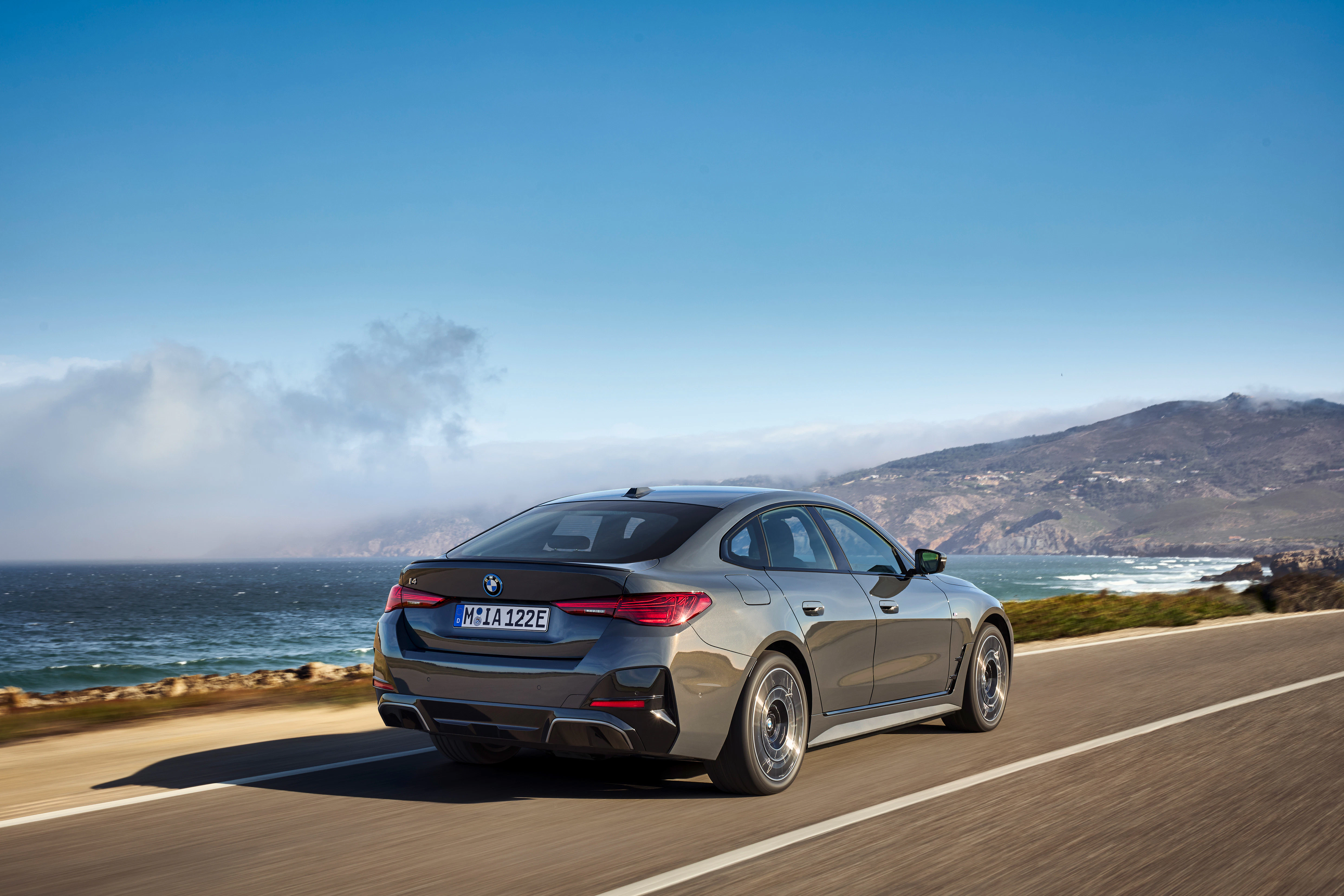 BMW I4 dynamisch Heck