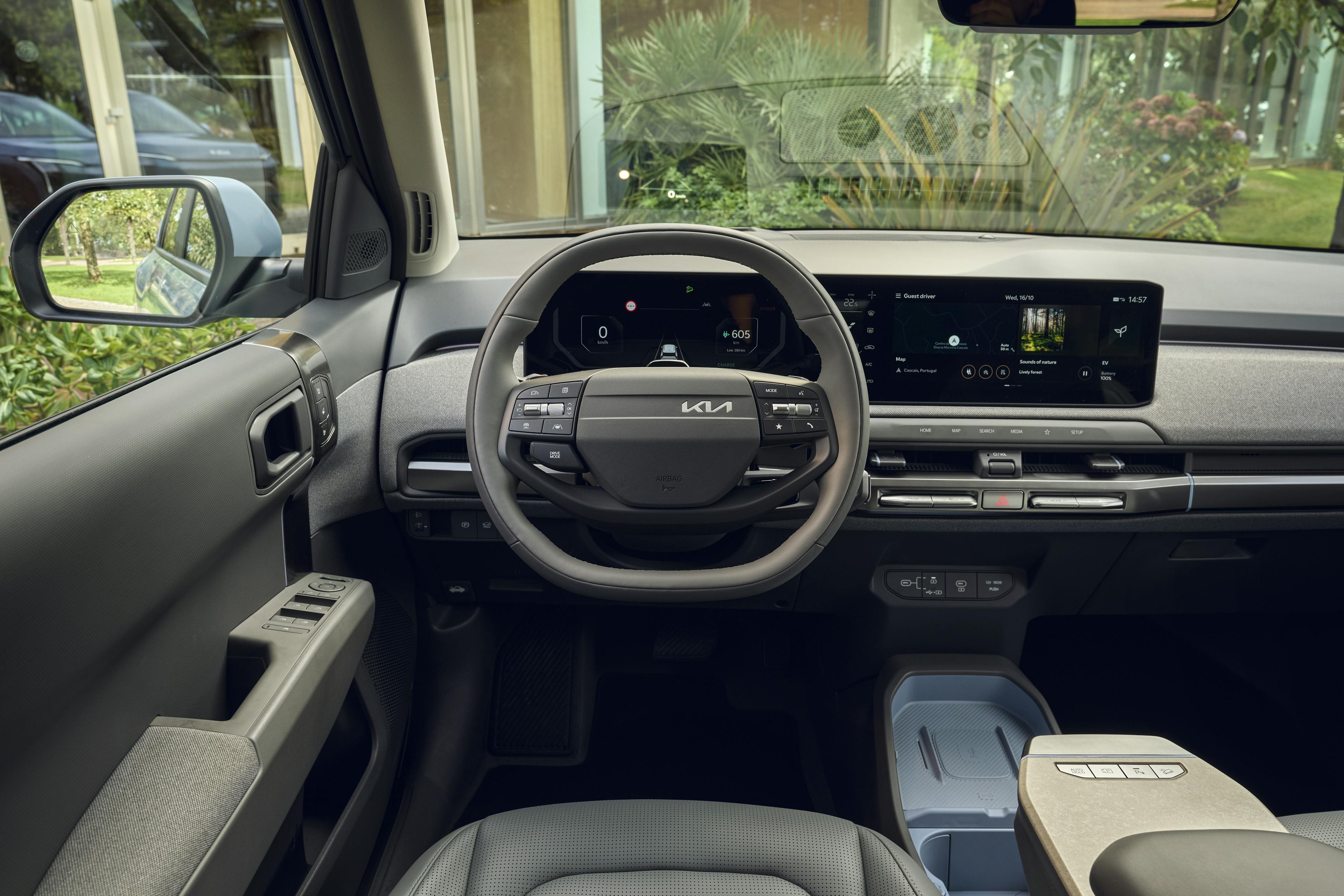 Das Cockpit eines Kia EV3.
