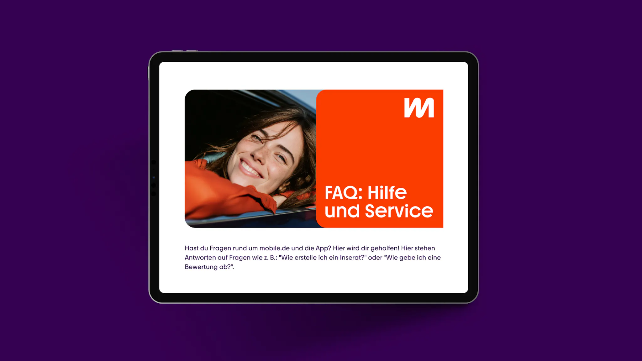 Kundenkonto | FAQ mobile.de