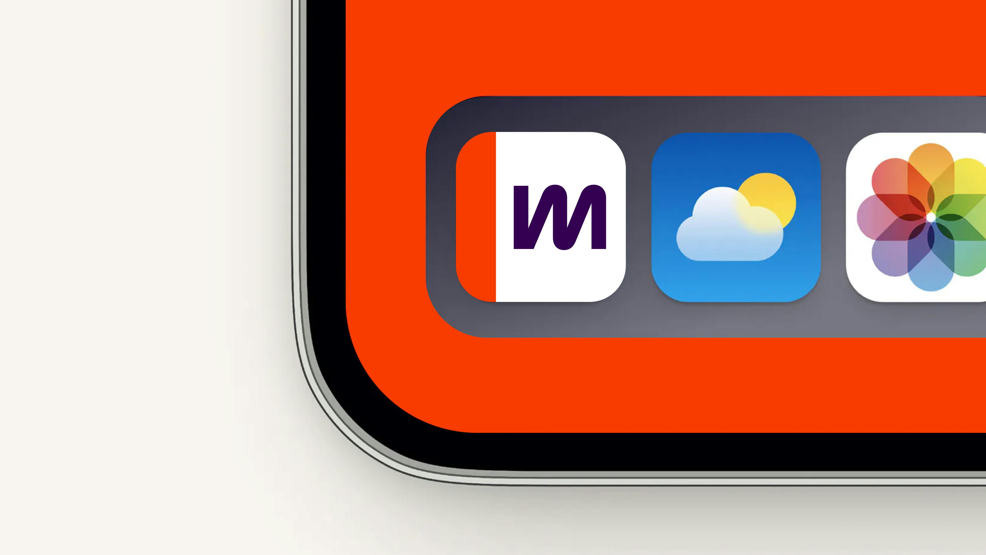 Mobile.de App Icon auf einen Smartphone