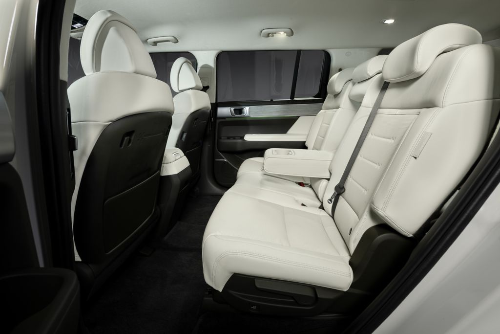 Hyundai SANTA FE Hybrid seitliche Innenansicht hintere Reihe