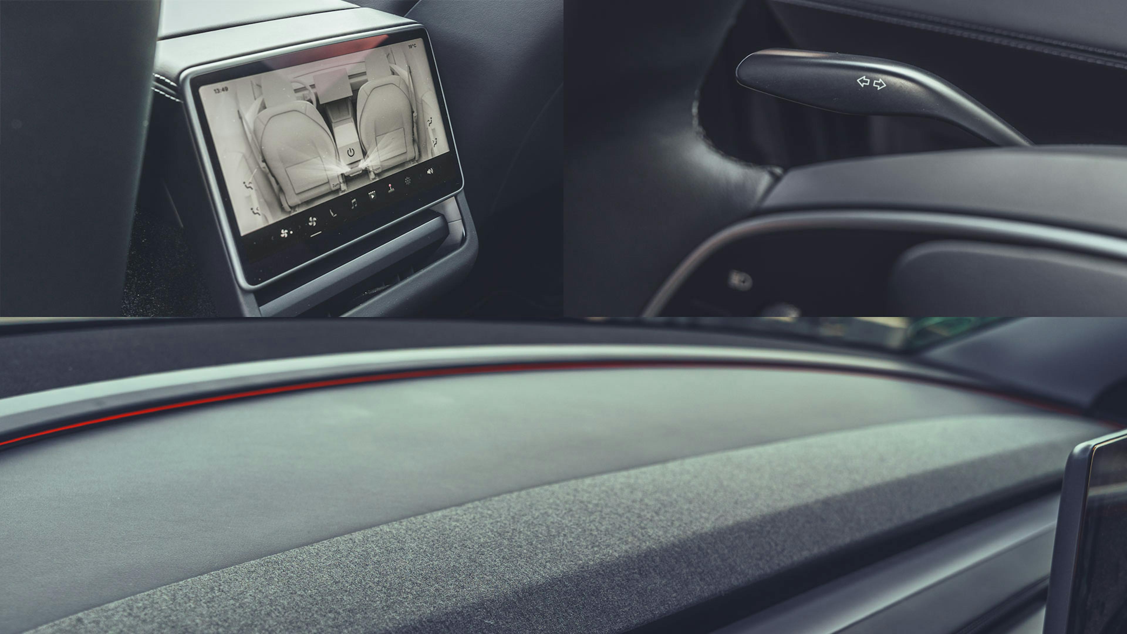  Detailfotos vom Innenraum des Tesla Model Y Facelift