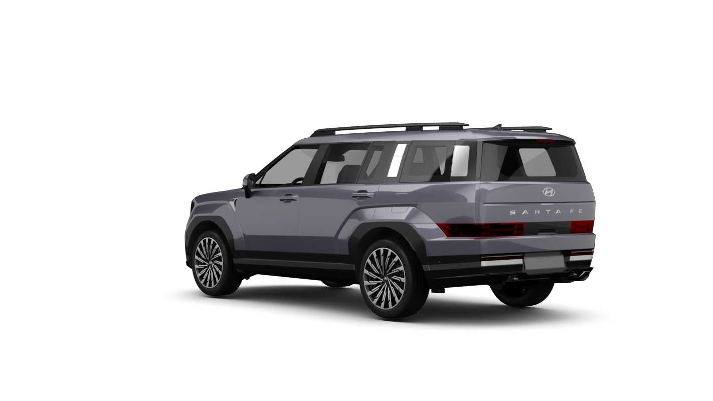 Hyundai Santa Fe Hybrid - Ansicht von schräg hinten