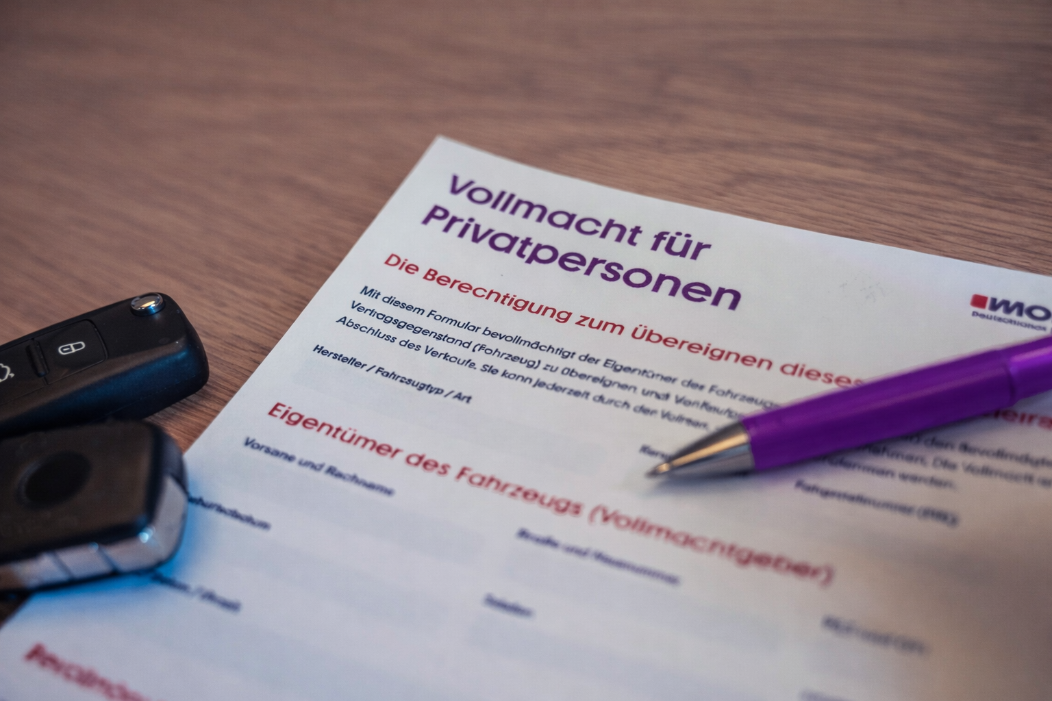 Vollmacht für den Autoverkauf | mobile.de