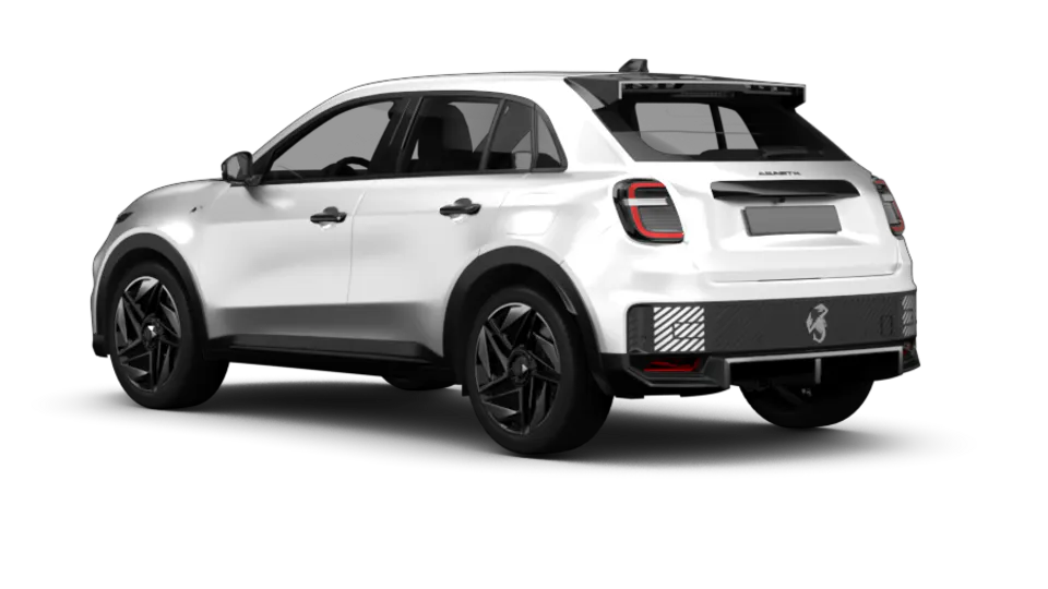 Abarth 600 Elektro (MK1) angular rear