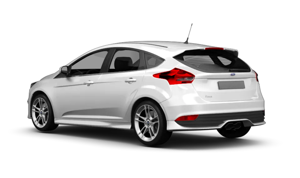 Ford Focus Dreitürer (Mk2) angular rear