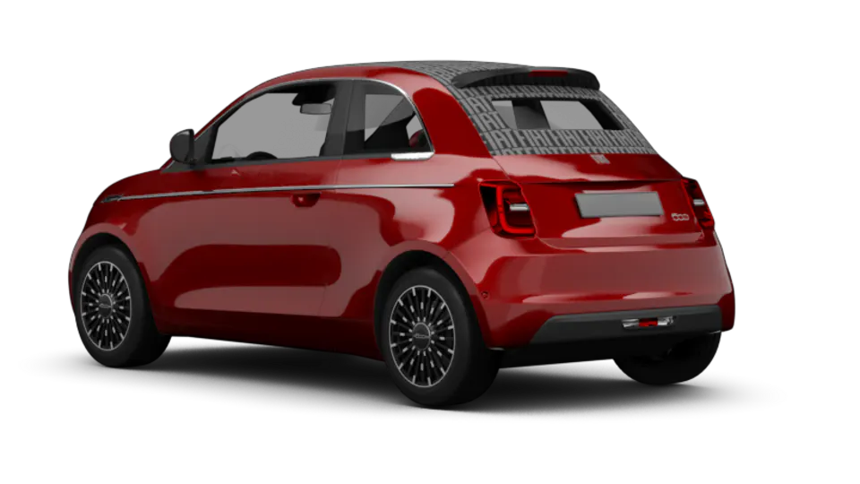 Fiat 500 (Mk3) angular rear
