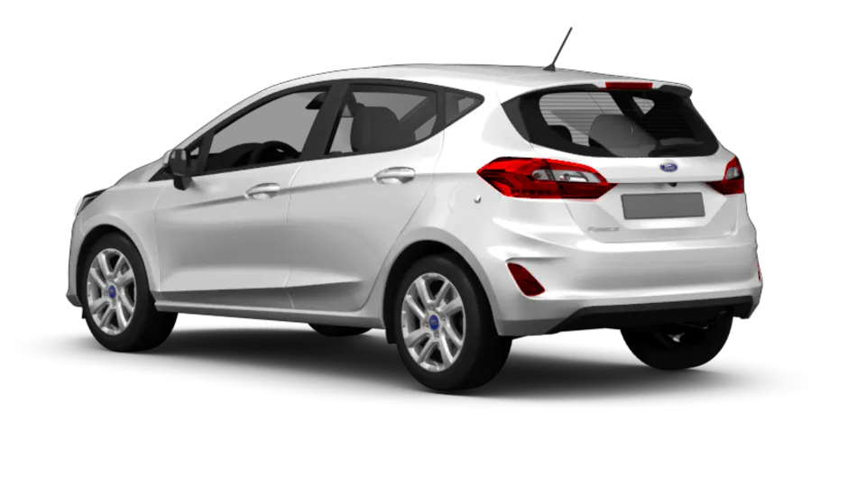 Ford Fiesta Fünftürer (Mk6:JA8) angular rear
