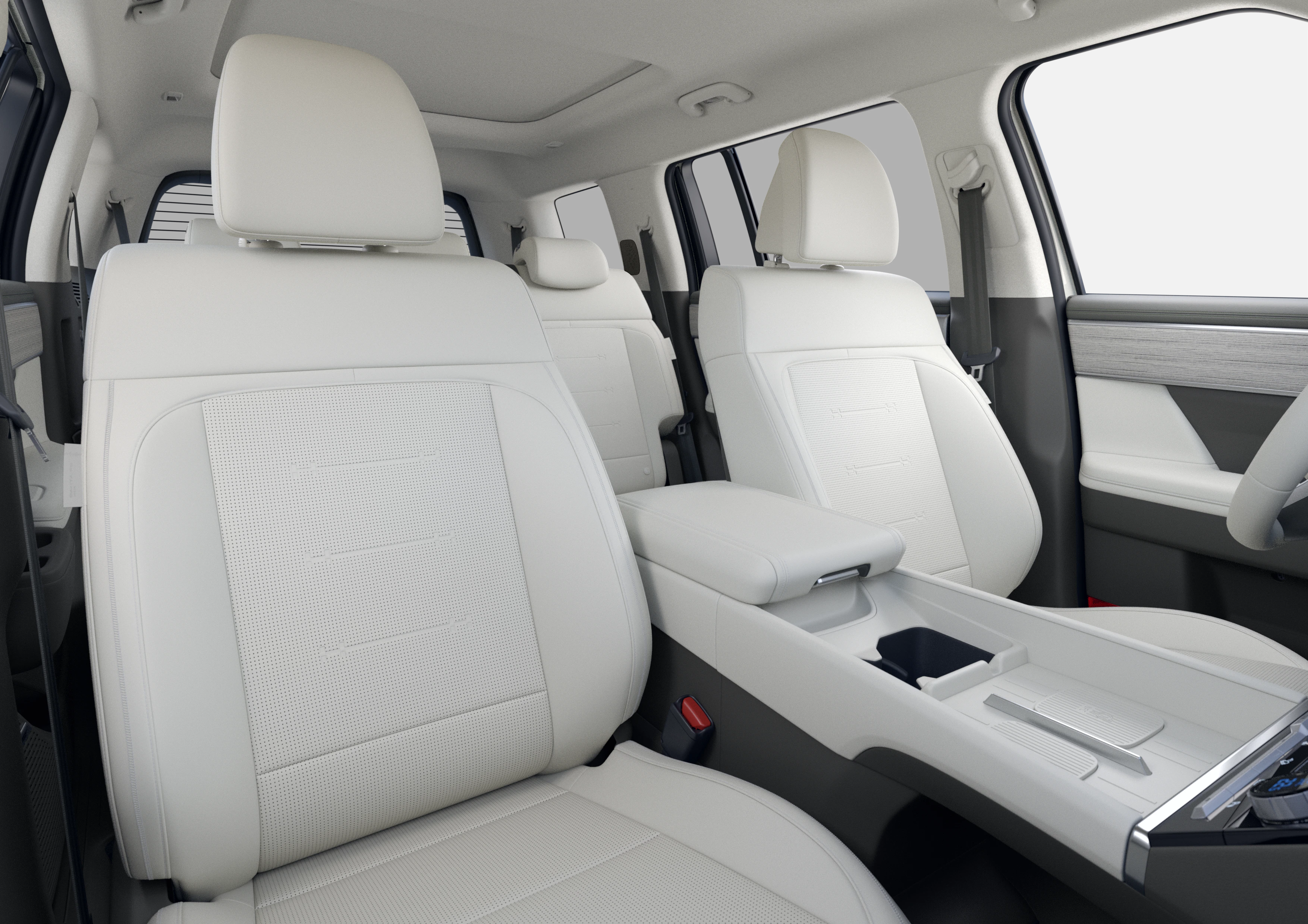 Hyundai Santa FE Hybrid Innenansicht Beifahrersitz