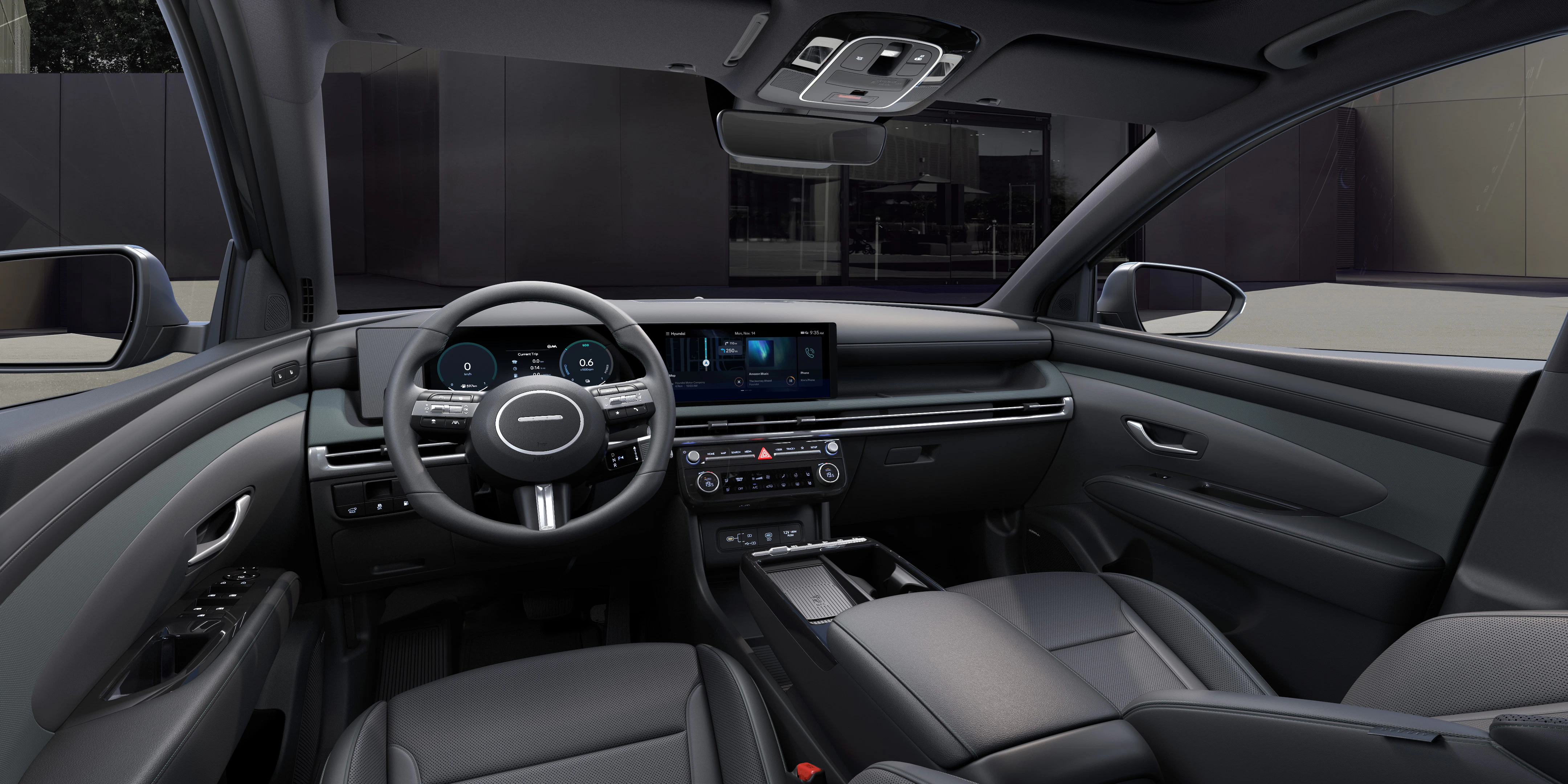 Hyundai Tucson HEV Innenansicht Cockpit