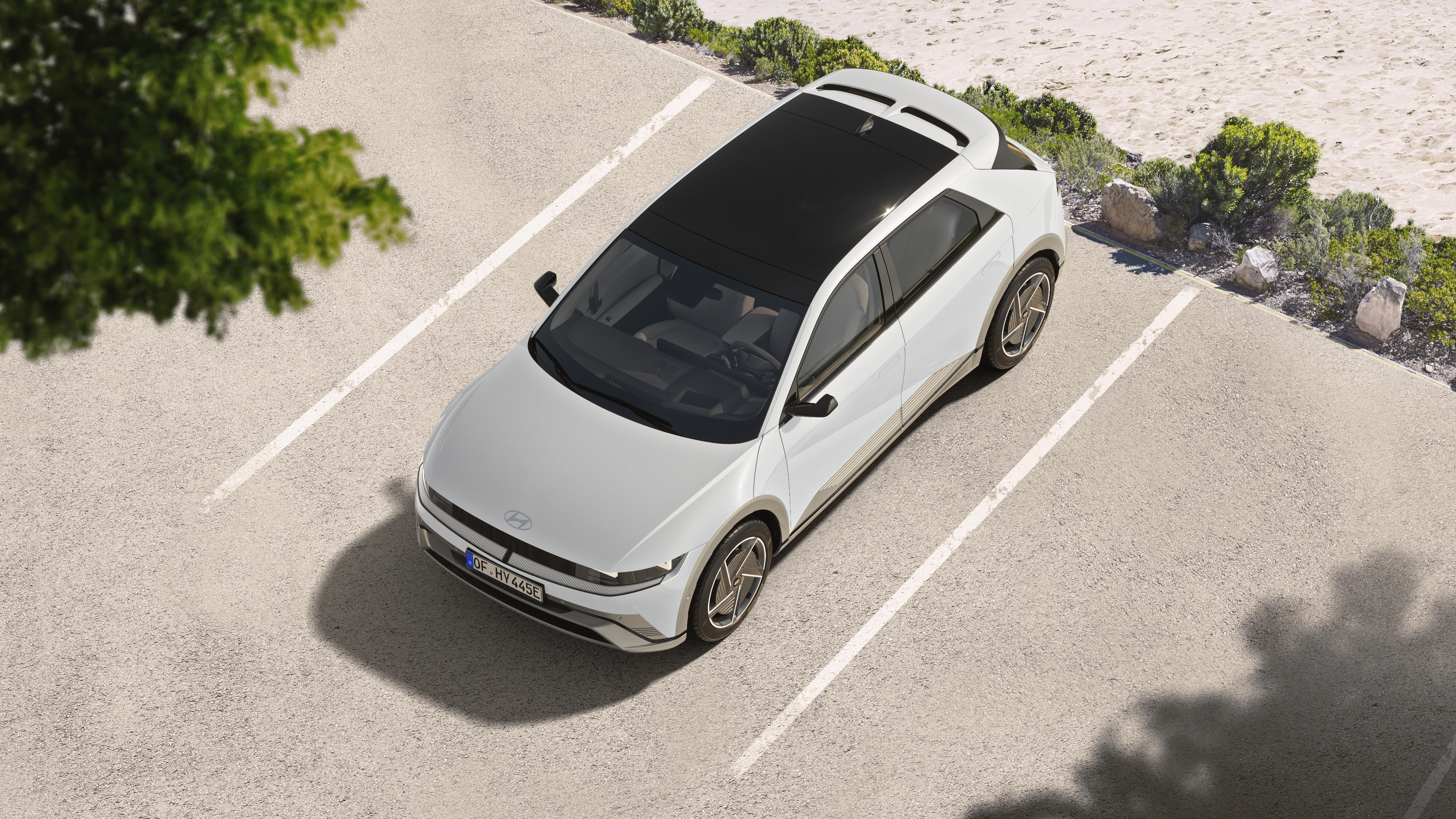 Hyundai Ioniq 5 (NE) Schrägansicht oben statisch
