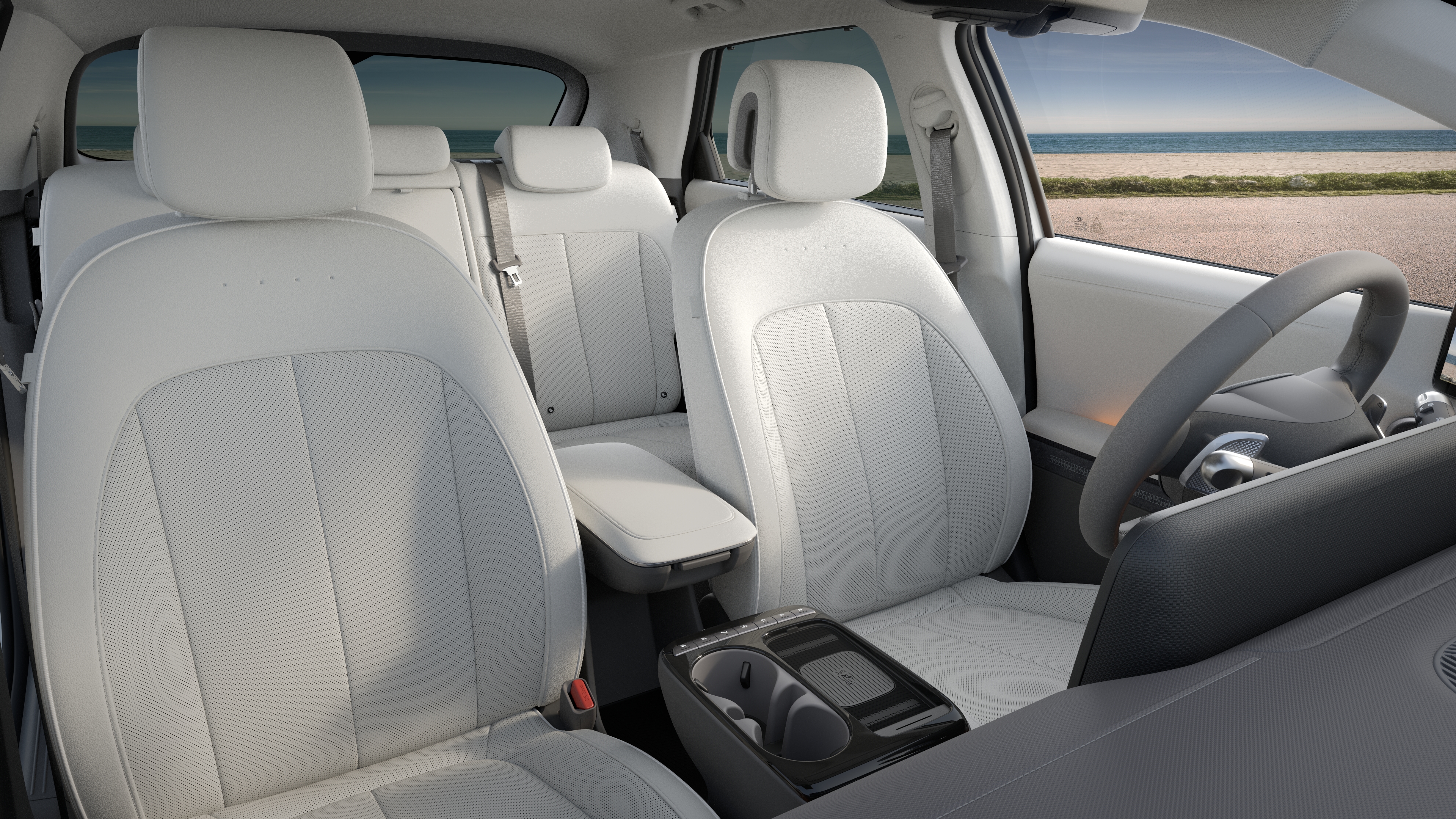 Hyundai Ioniq 5 (NE) 1. Sitzreihe Innenansicht