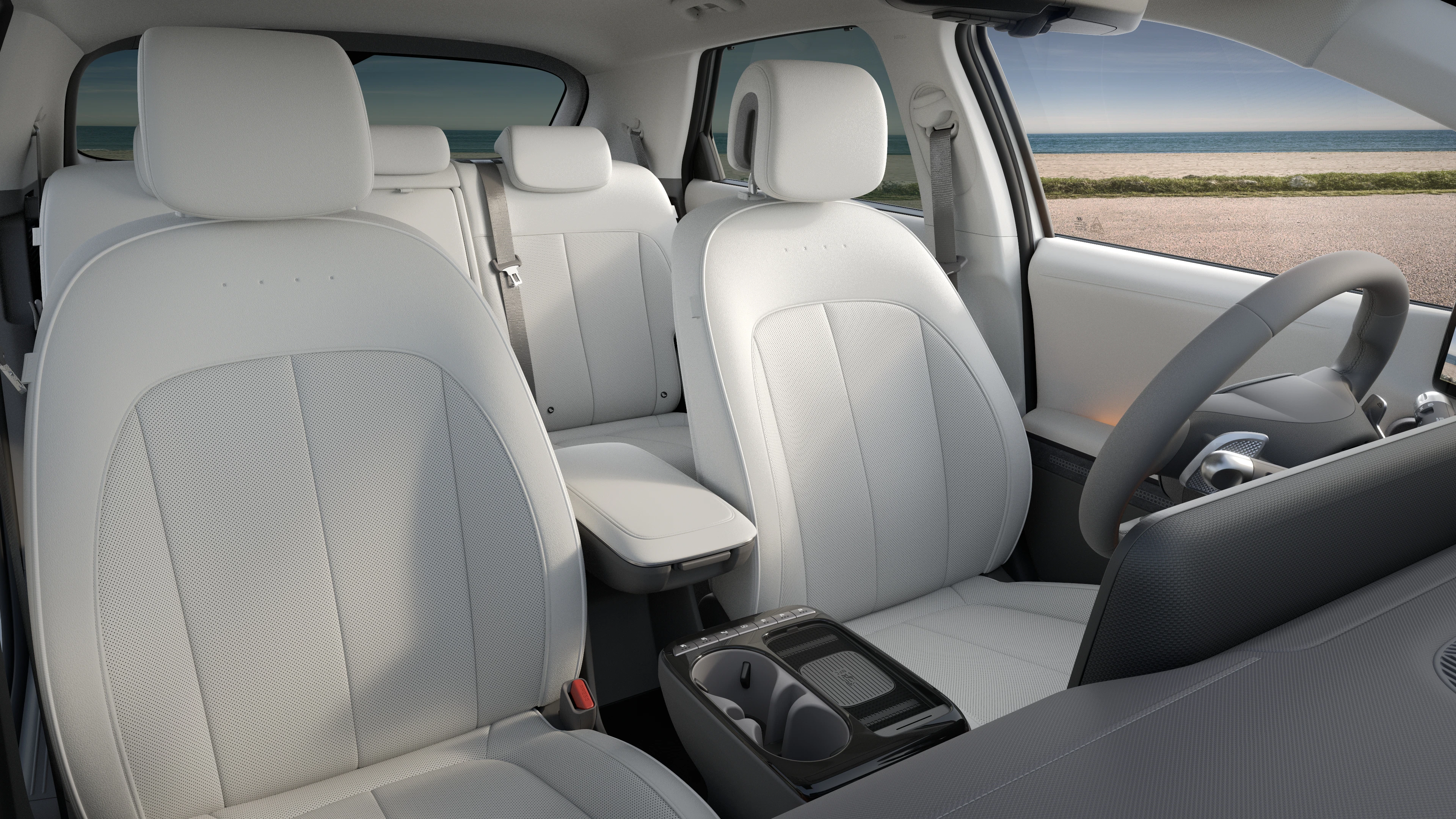 Hyundai Ioniq 5 (NE) 1. Sitzreihe Innenansicht