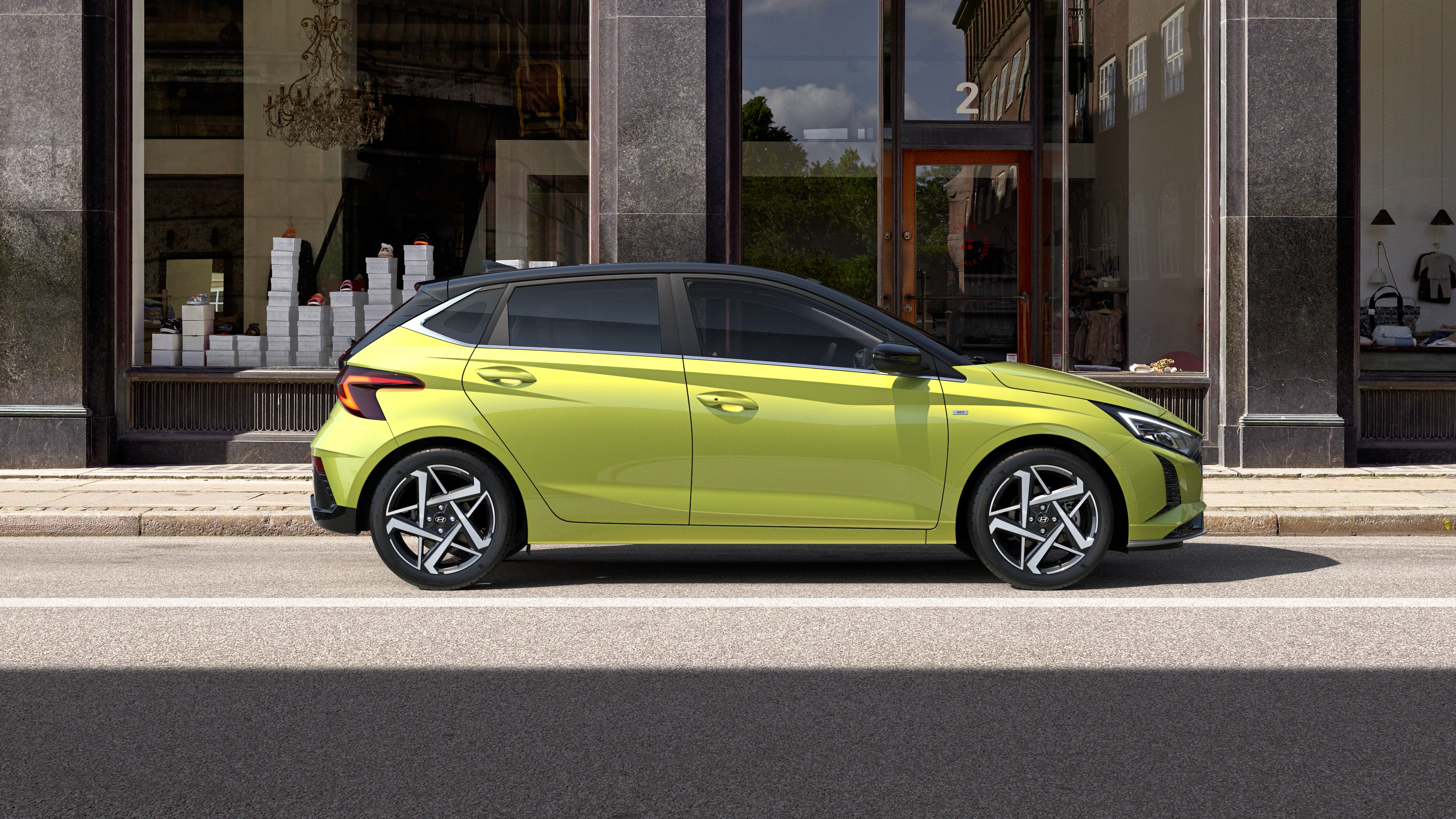 Hyundai i20 Seitenansicht statisch