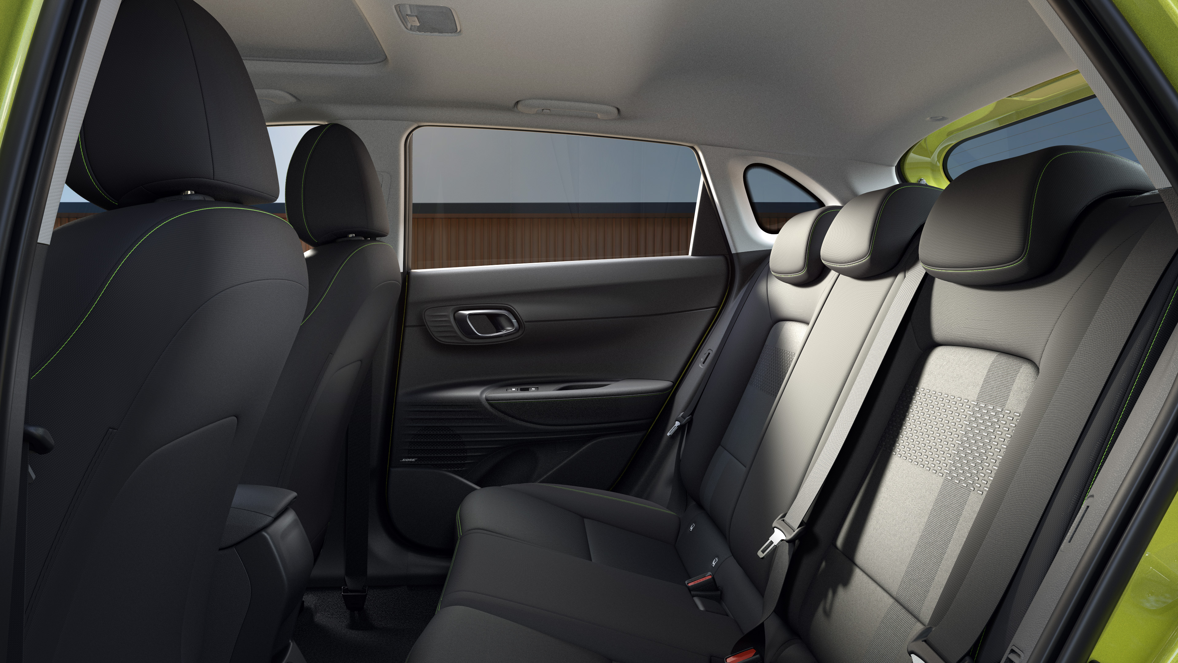 Hyundai i20 Innenansicht Rückbank Detail