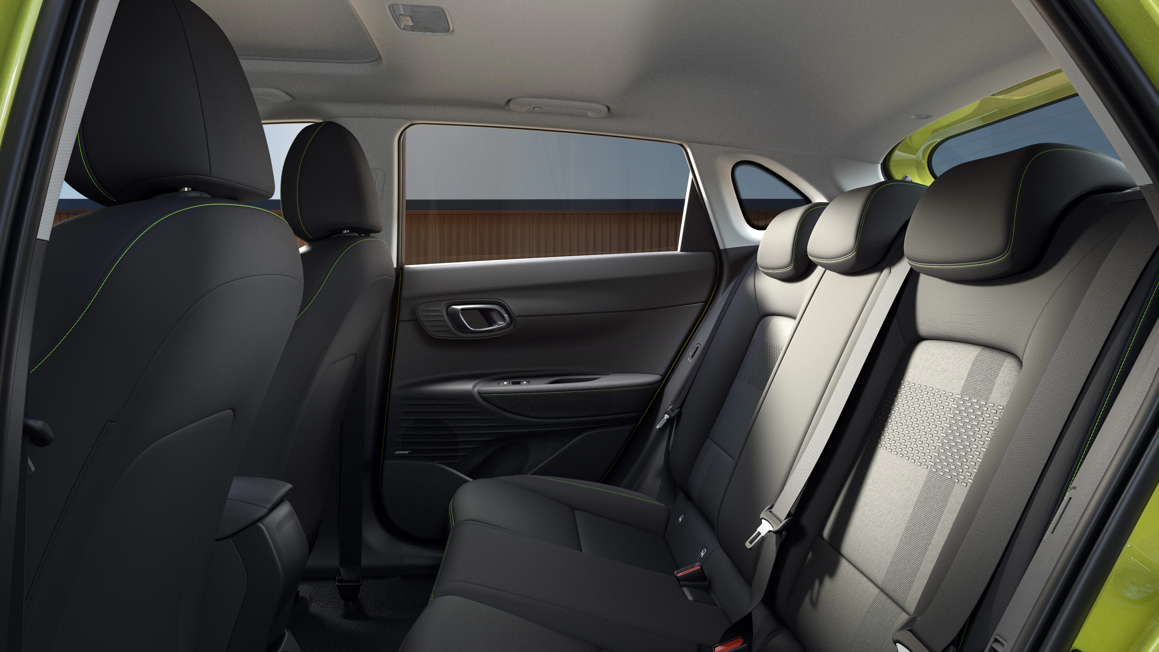 Hyundai i20 Innenansicht Rückbank Detail
