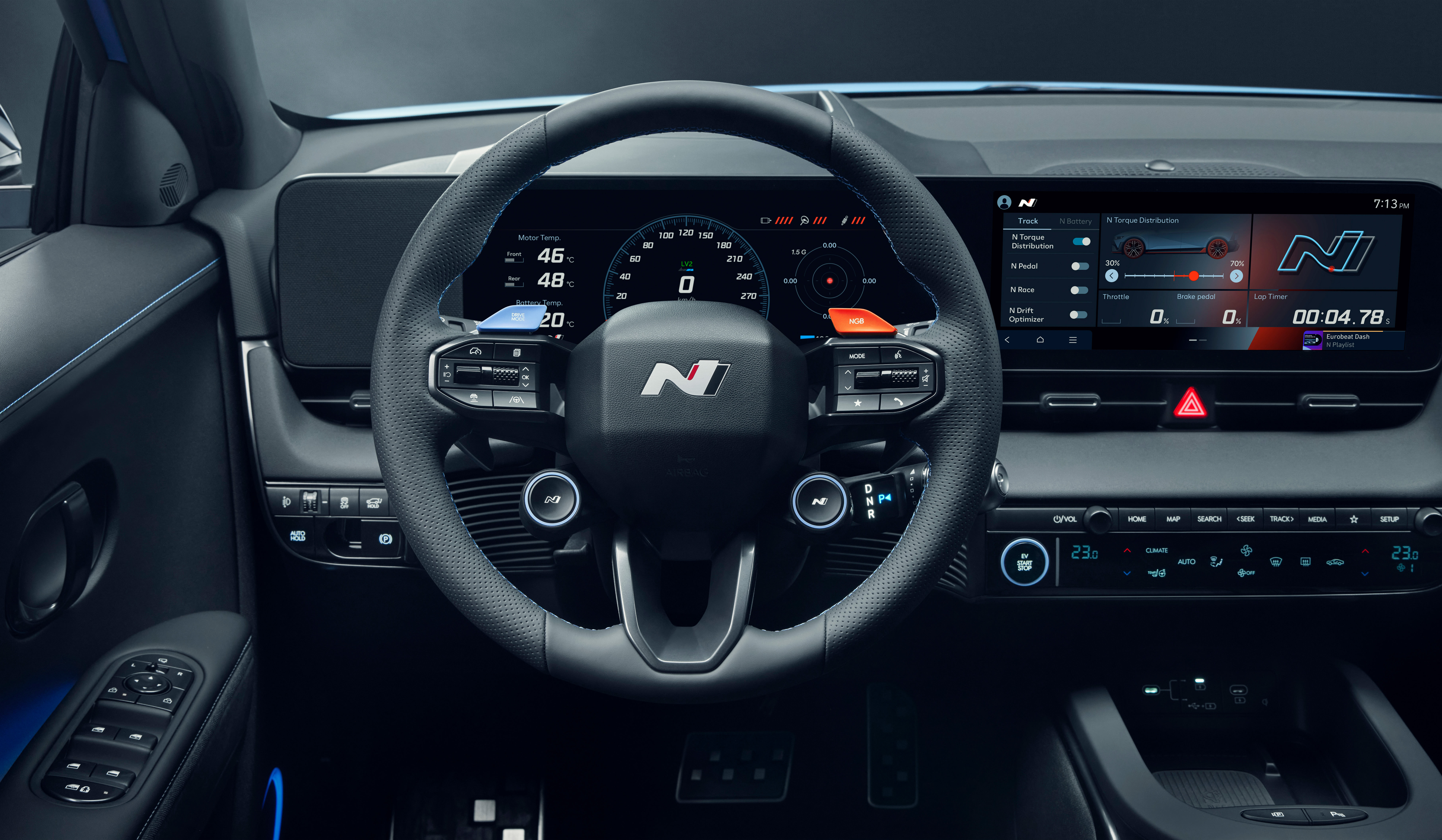 Hyundai Ioniq 5 N (NE) Detailansicht Lenkrad
