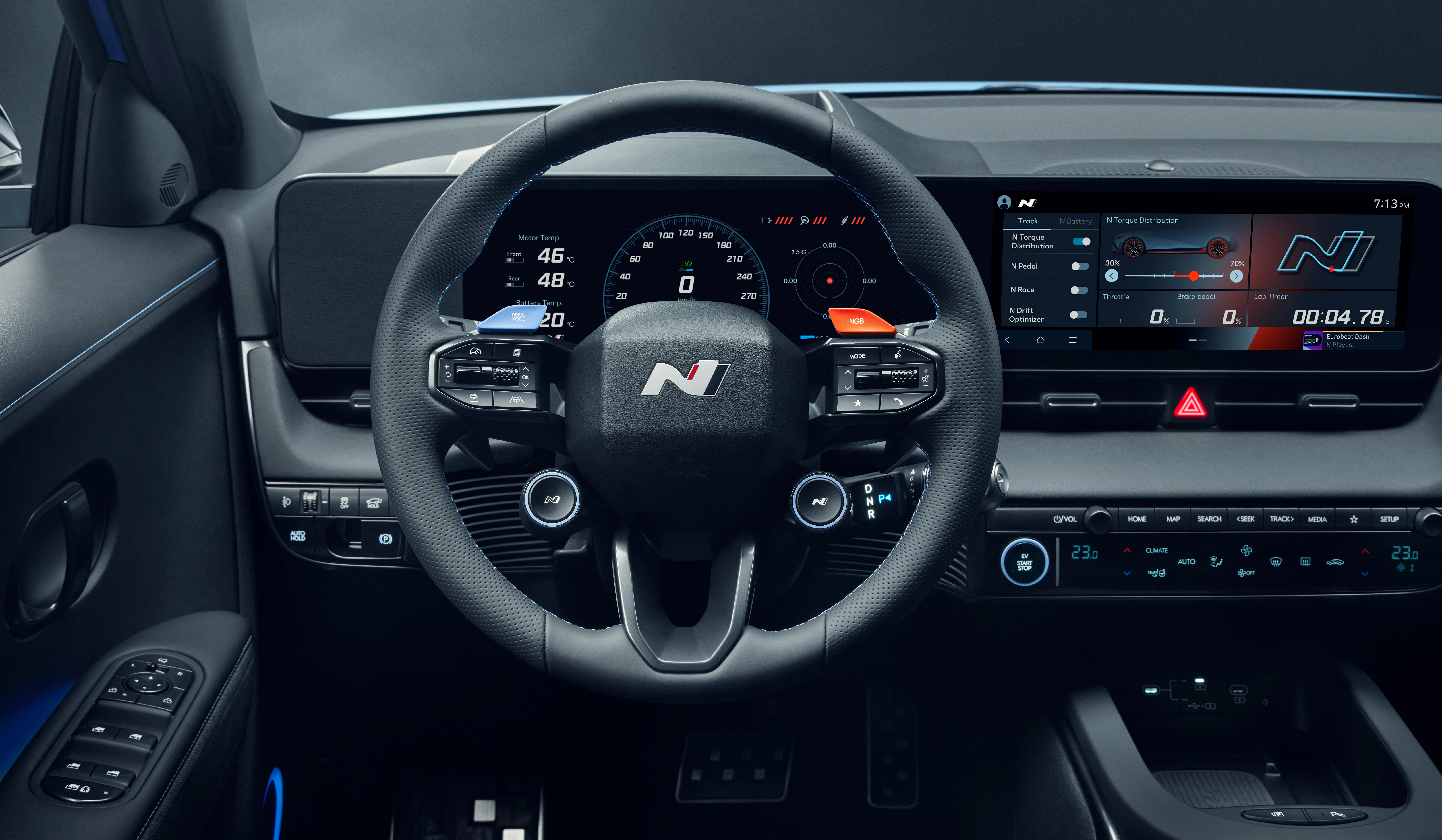 Hyundai Ioniq 5 N (NE) Detailansicht Lenkrad