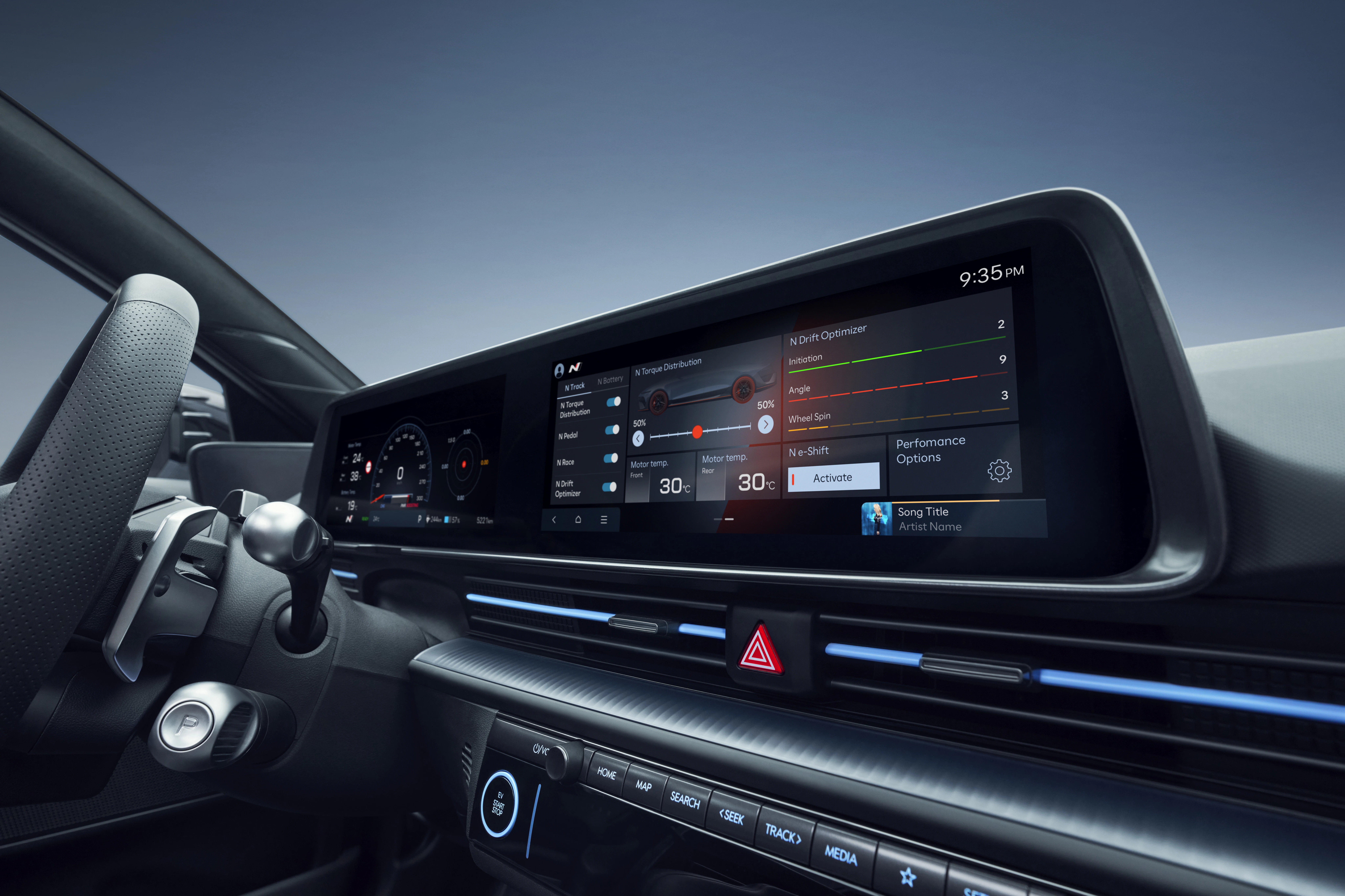 Hyundai Ioniq 6 N (CE) Detailansicht Infotainment