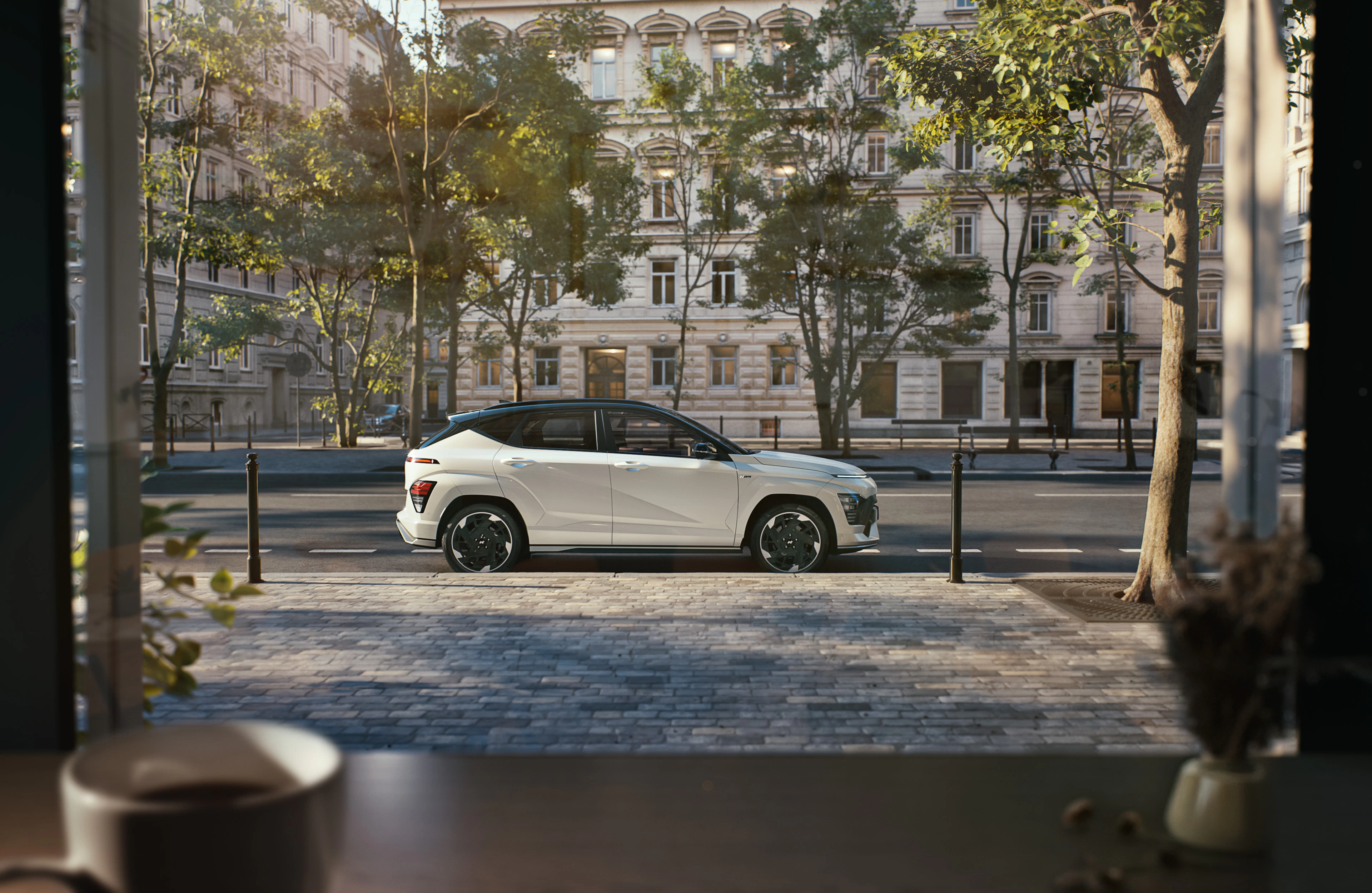 Hyundai KONA Elektro N Line (SX2) Seitenansicht statisch
