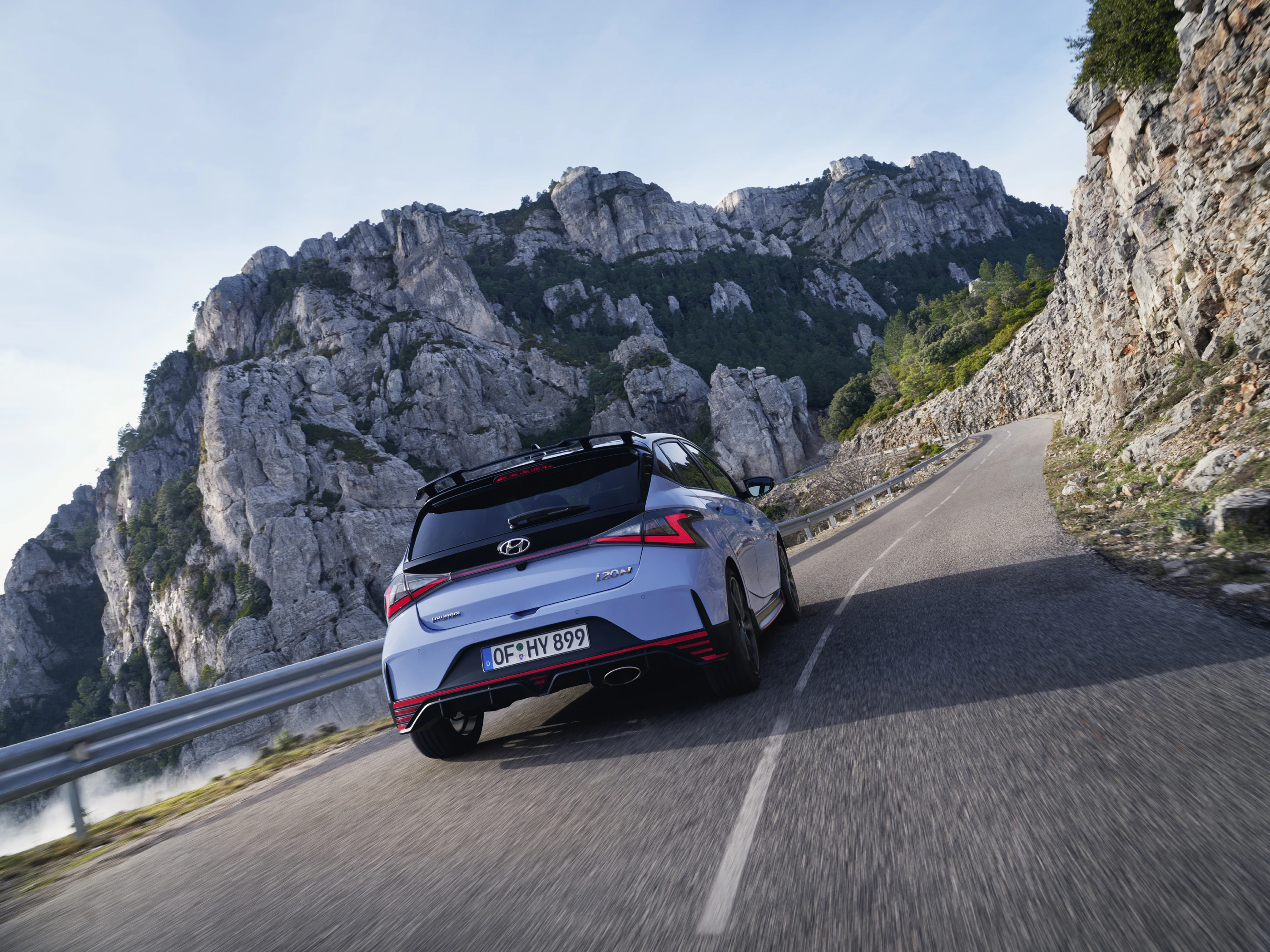 Hyundai i20 N (BC3) Heckansicht dynamisch