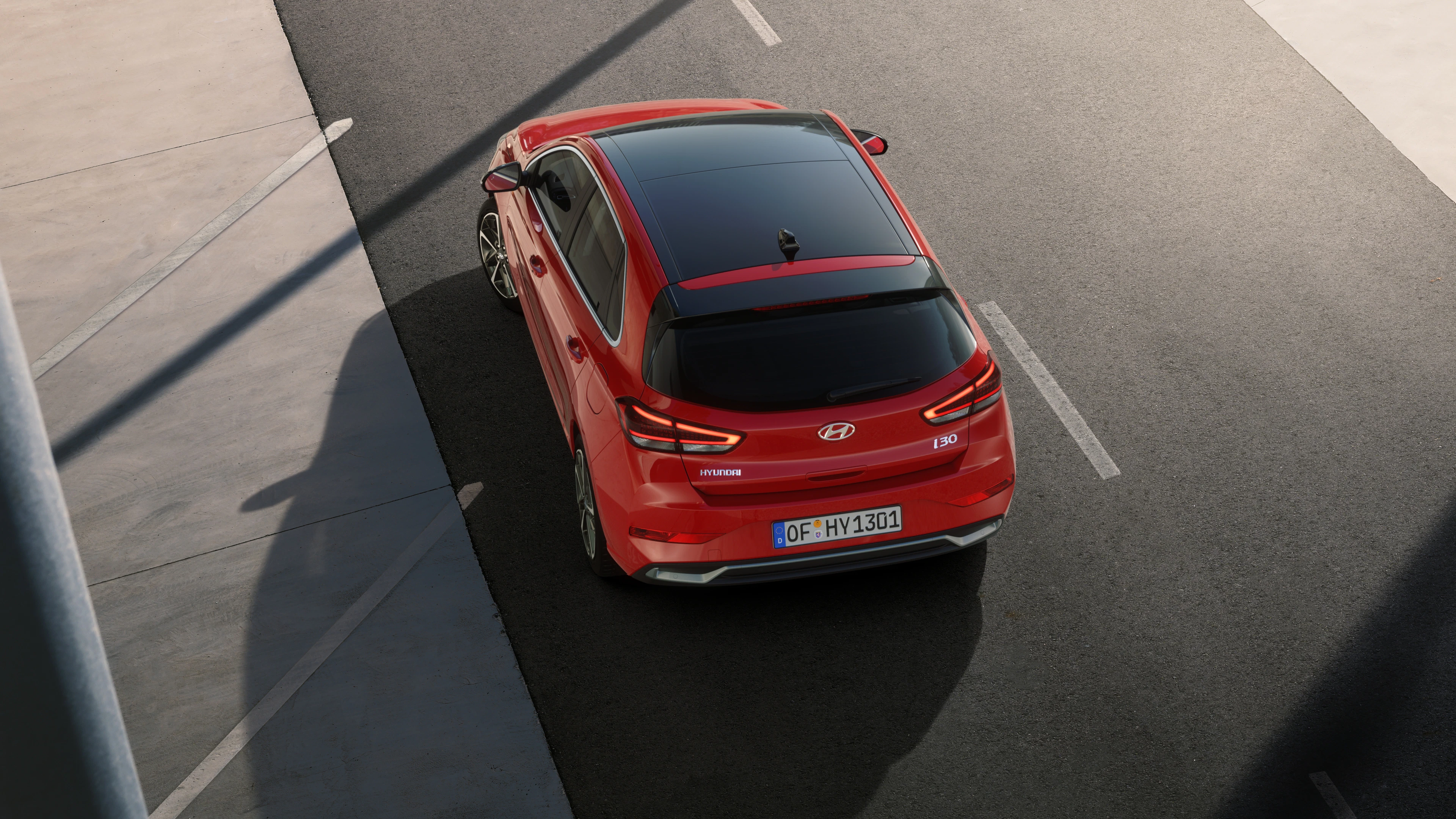 Hyundai i30 (PD) Schrägansicht Heck oben