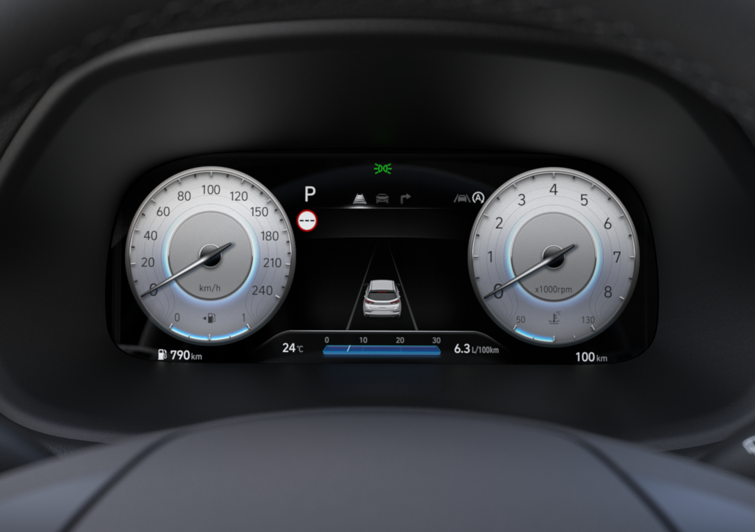 Hyundai i30 (PD) Detailansicht Instrumente