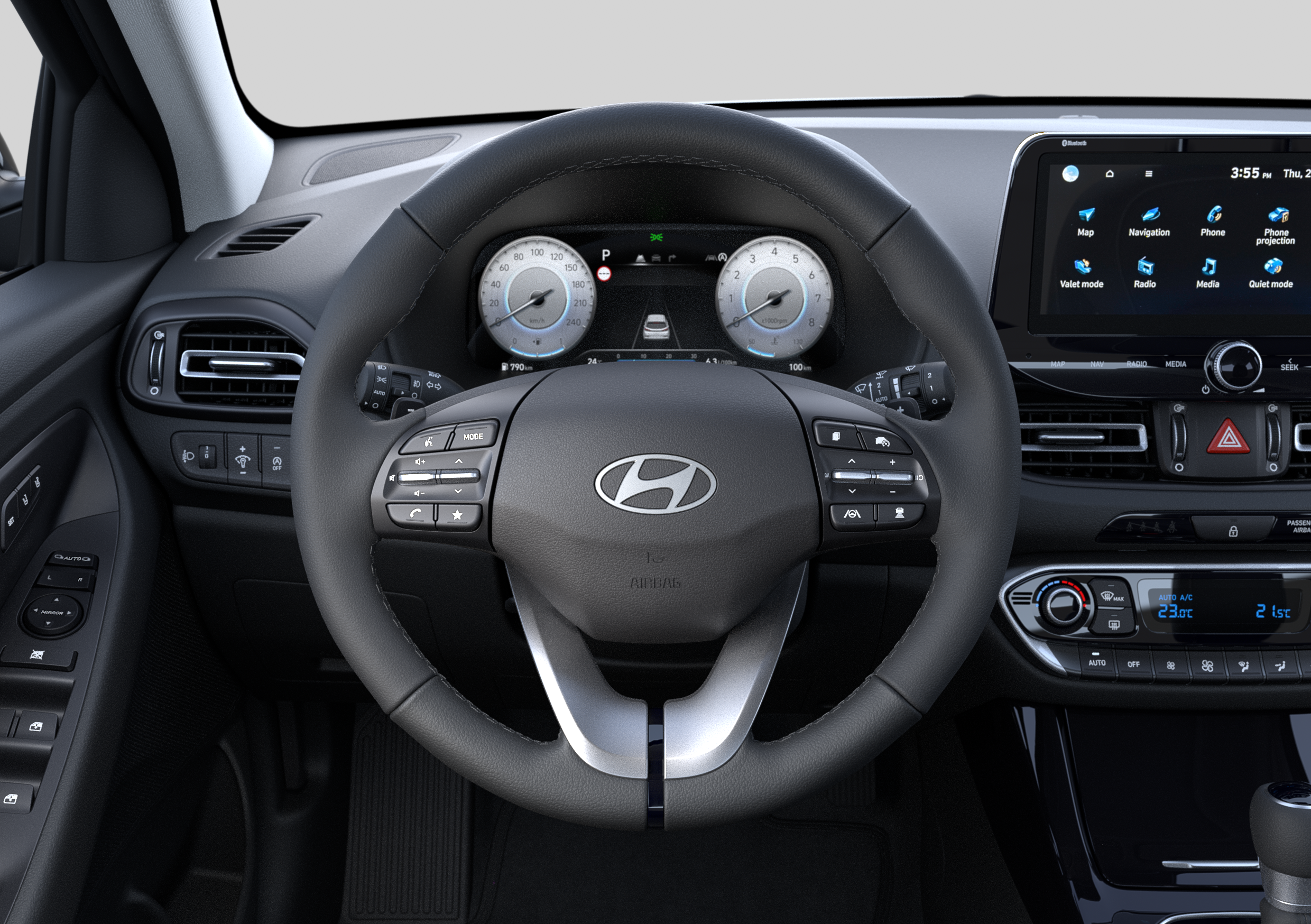 Hyundai i30 (PD) Detailansicht Lenkrad
