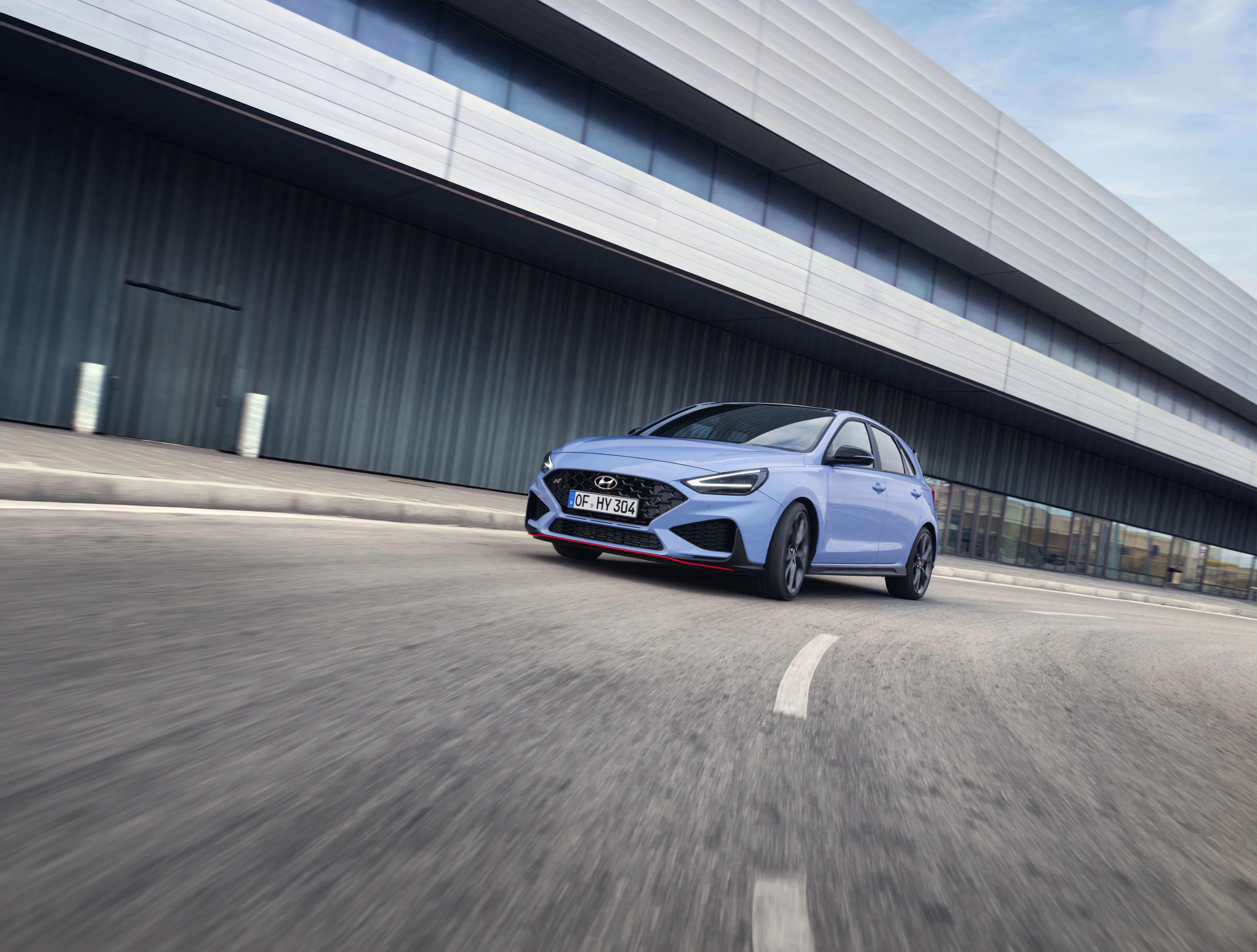 Hyundai i30 N (MK3) Schrägansicht Front dynamisch