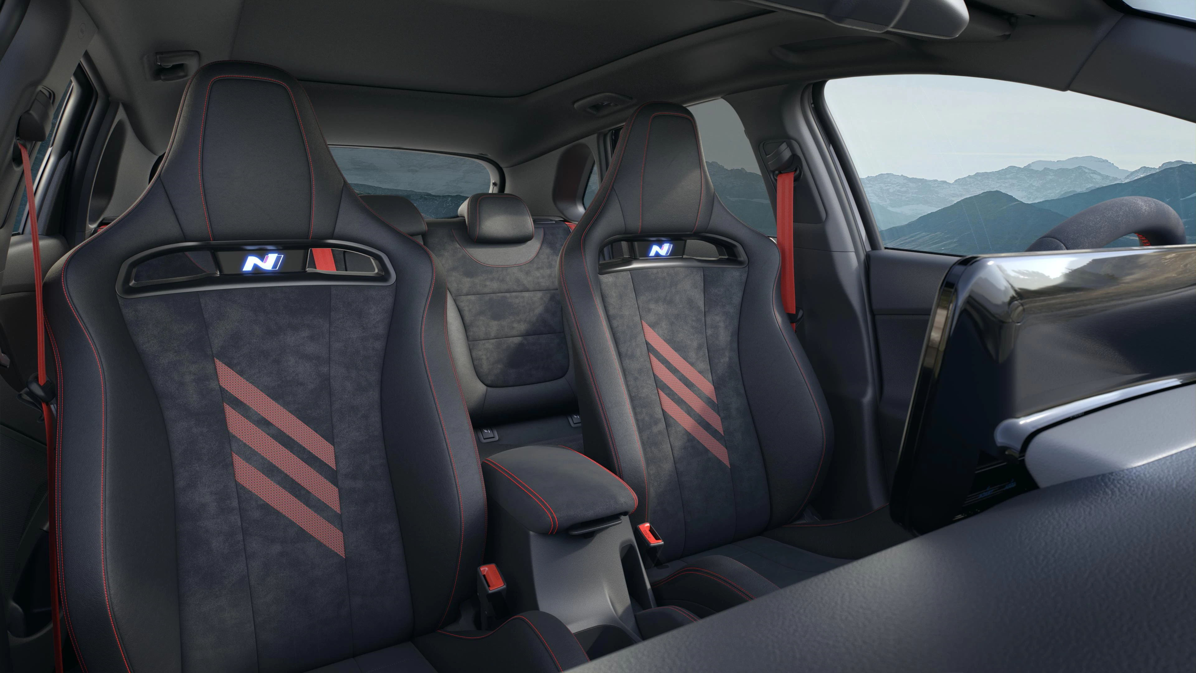 Hyundai i30 N (MK3) Detailansicht 1. Sitzreihe