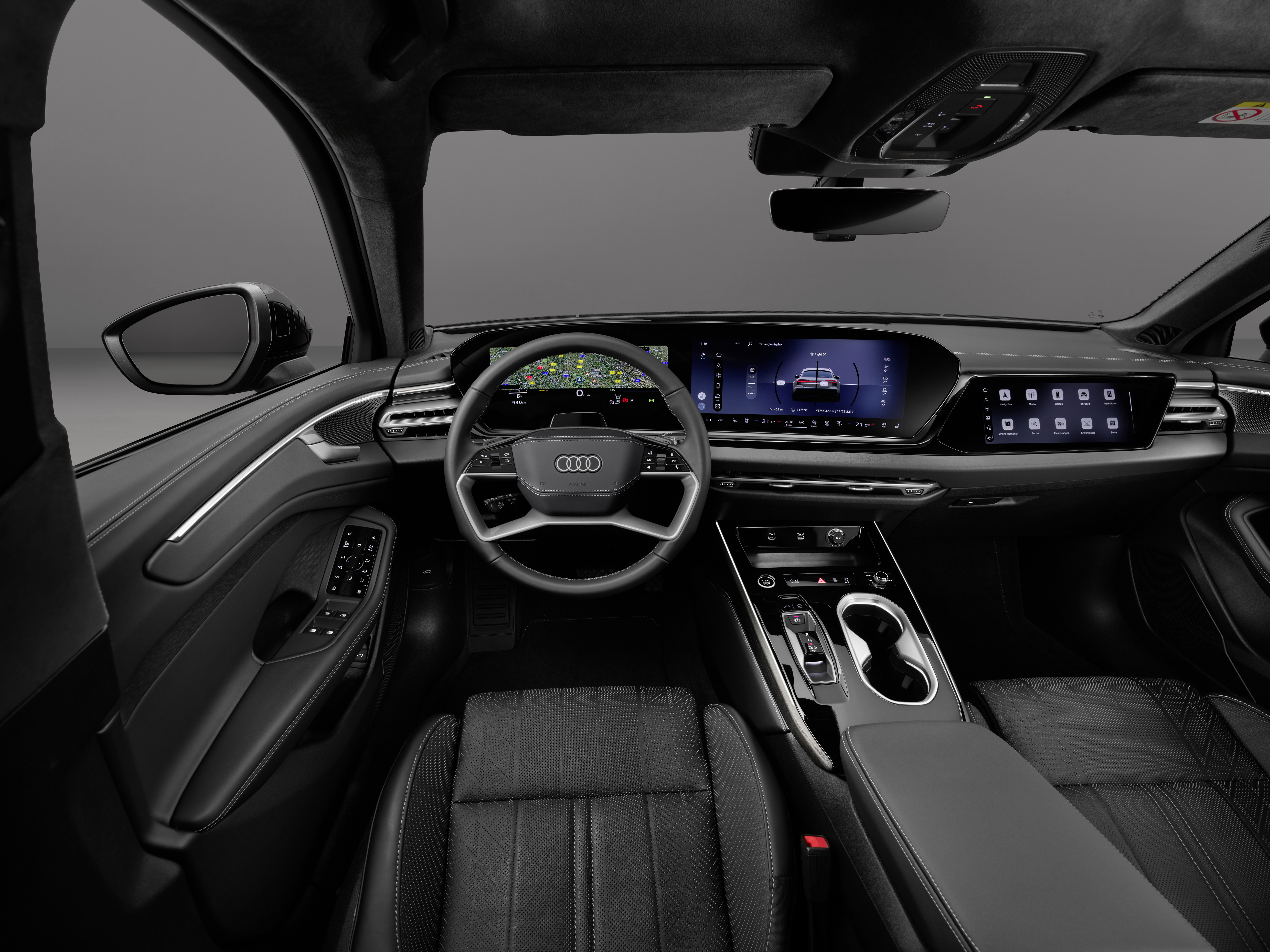 Innenansicht des Cockpits eines Audi A6 Allroad